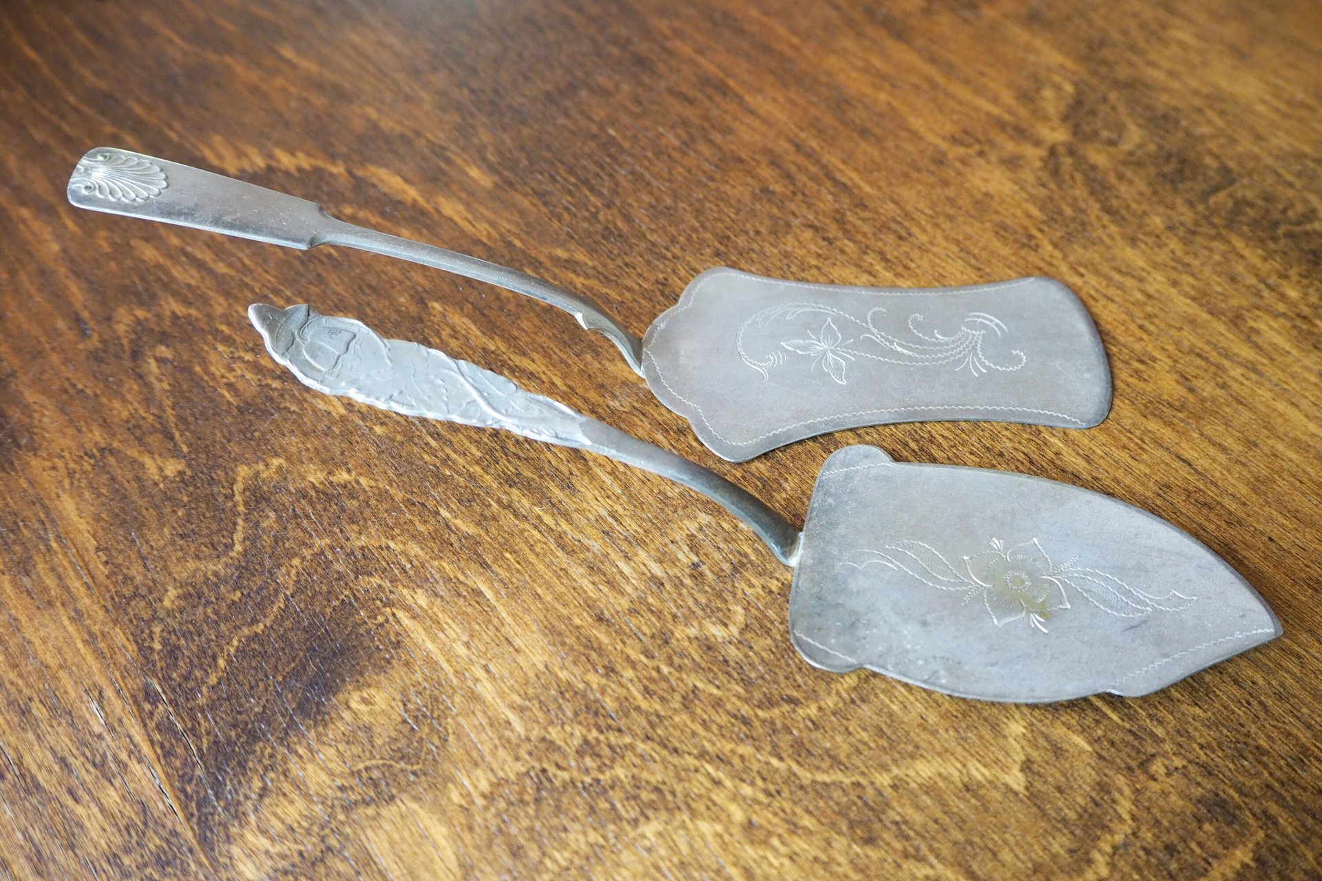 Vintage alpacca silver cake server | Vintage cake server | Alpacca silver cake server | Ornate cake server | Vintage pie server