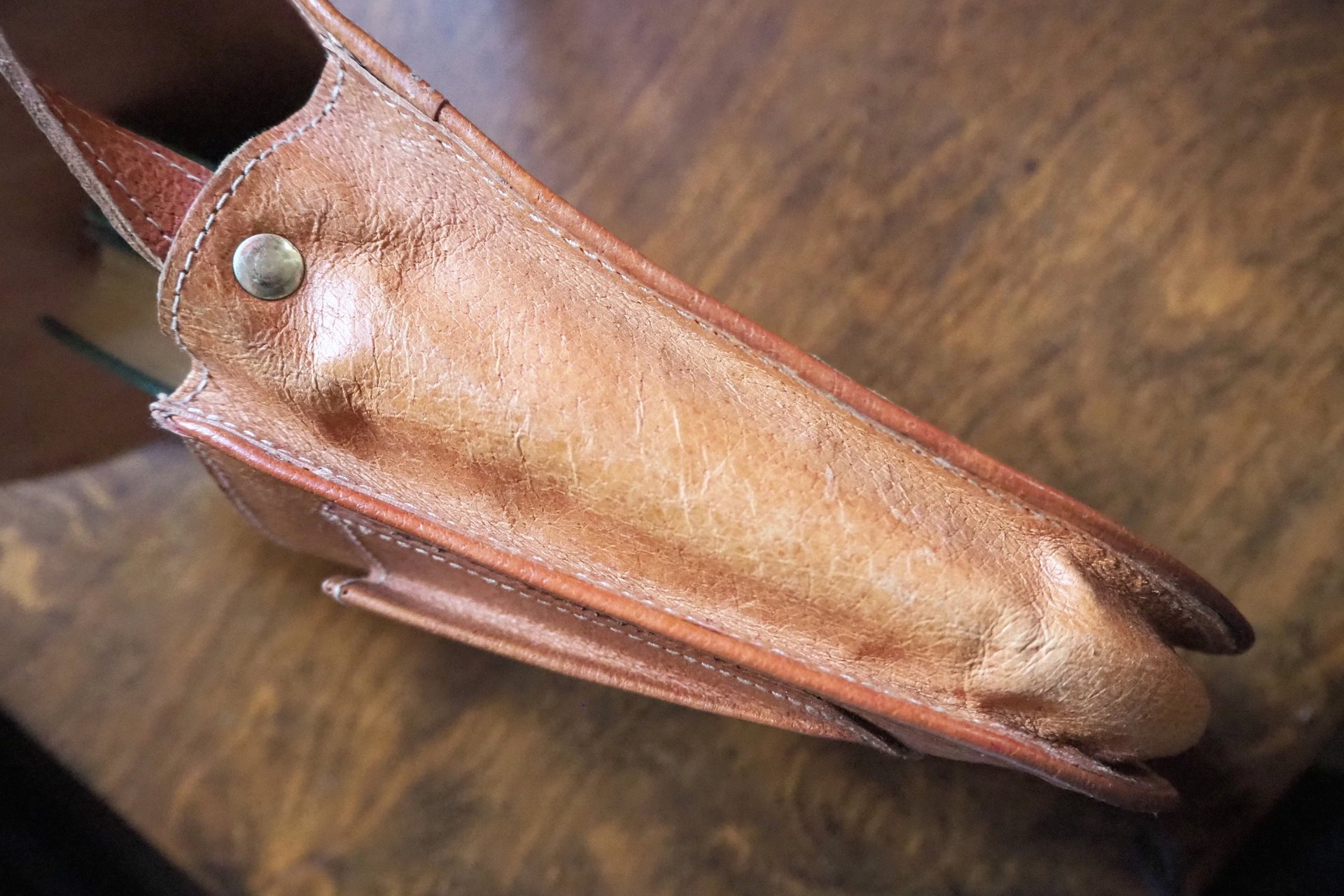 Vintage leather crossbody bag | Small crossbody bag | Vintage leather bag | Brown leather bag