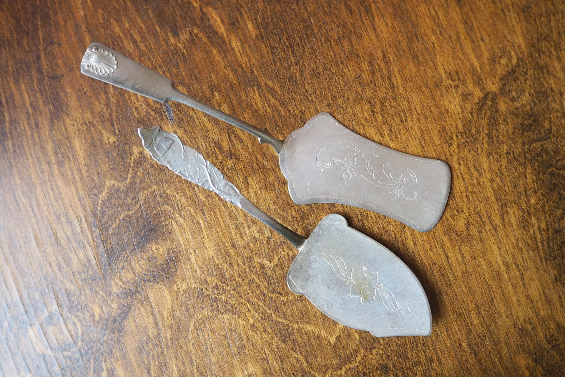 Vintage alpacca silver cake server | Vintage cake server | Alpacca silver cake server | Ornate cake server | Vintage pie server