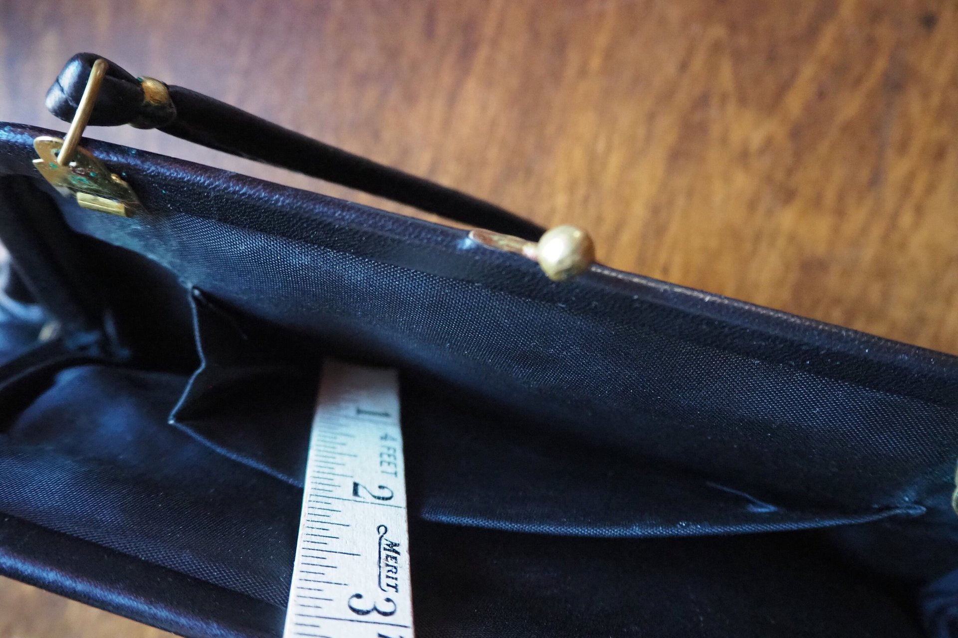 Vintage leather purse bag | Vintage leather bag | Black purse bag | Vintage leather clutch | Vintage purse