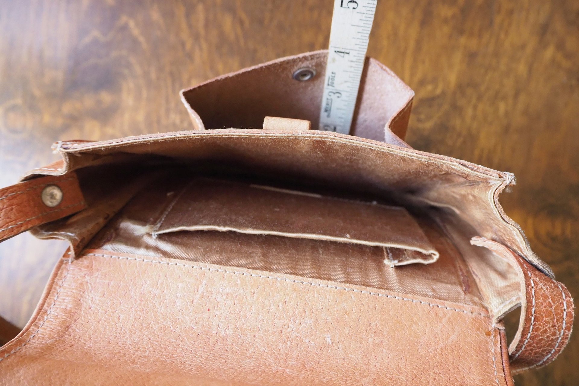 Vintage leather crossbody bag | Small crossbody bag | Vintage leather bag | Brown leather bag