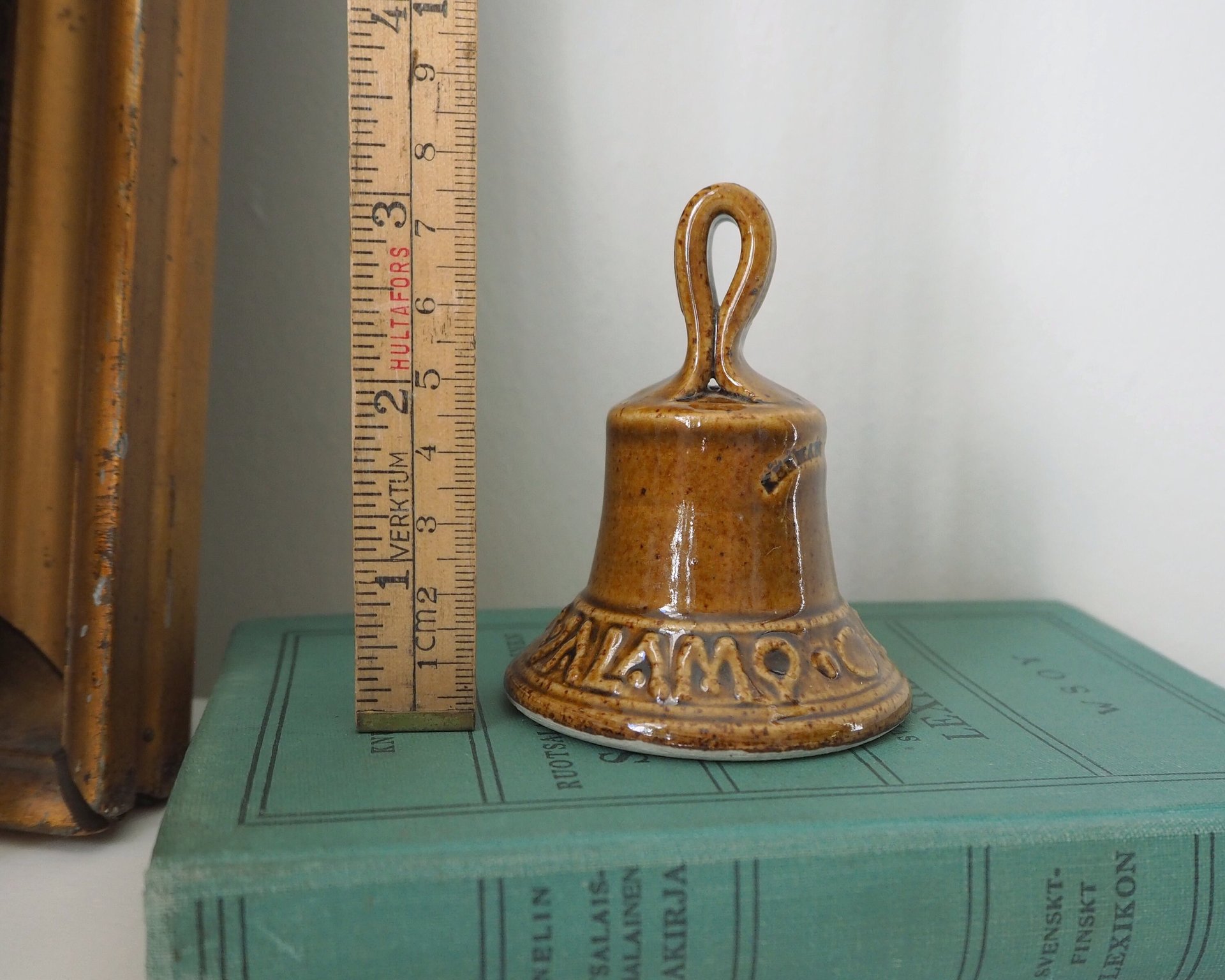 Vintage handbell | Ceramic hand bell | Ceramic table bell | Vintage table bell | Small vintage handbell