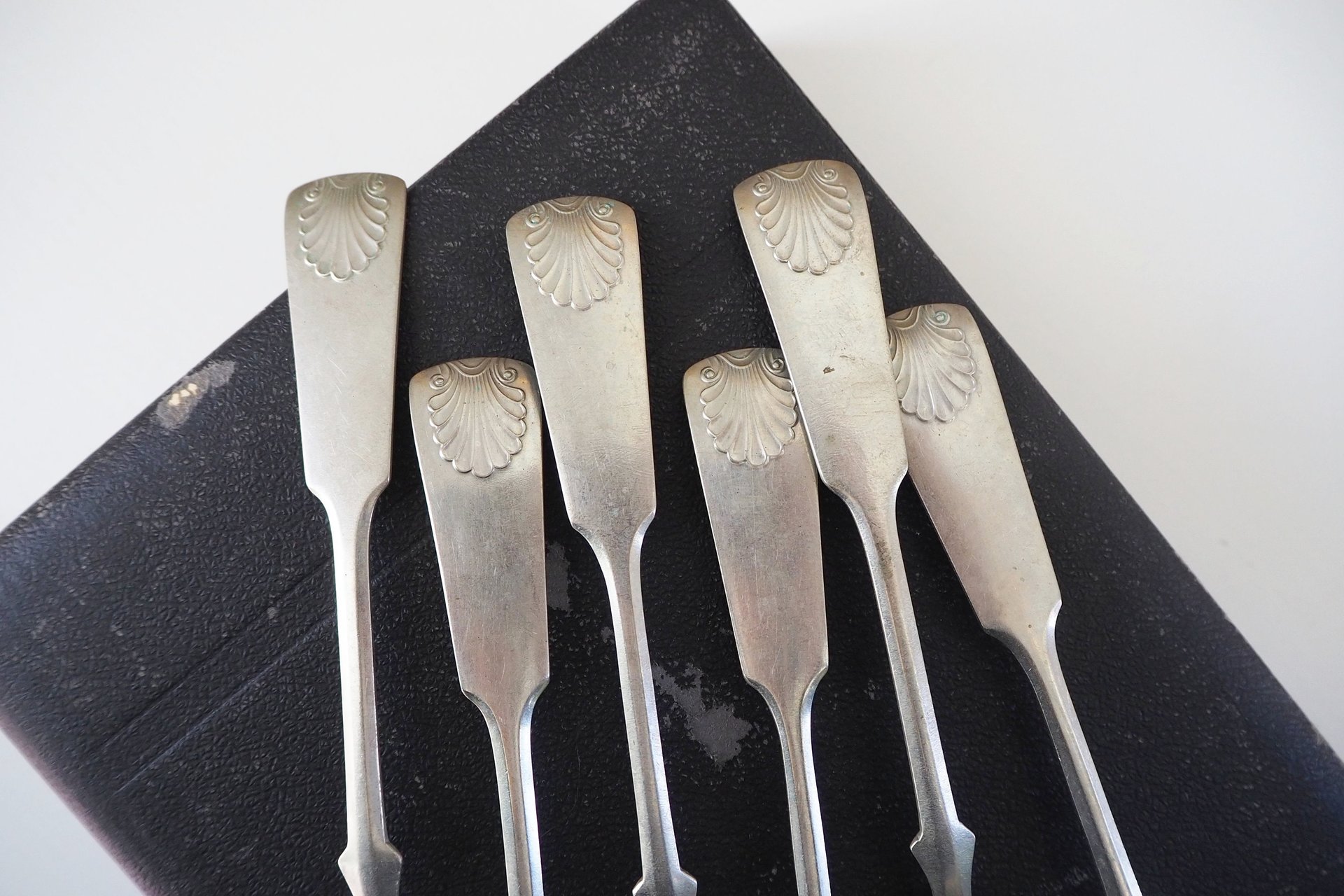 Set of six vintage tablespoons | Large vintage spoons | Musla tablespoons | Vintage alpacca silver tablespoons | Vintage alpacca spoons