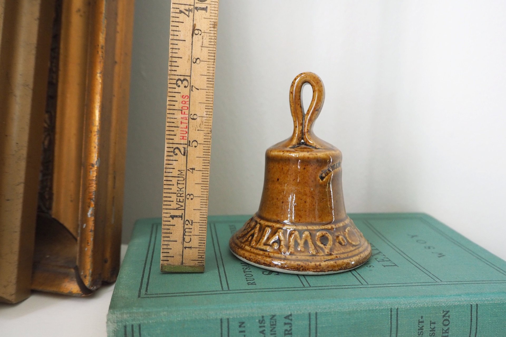 Vintage handbell | Ceramic hand bell | Ceramic table bell | Vintage table bell | Small vintage handbell