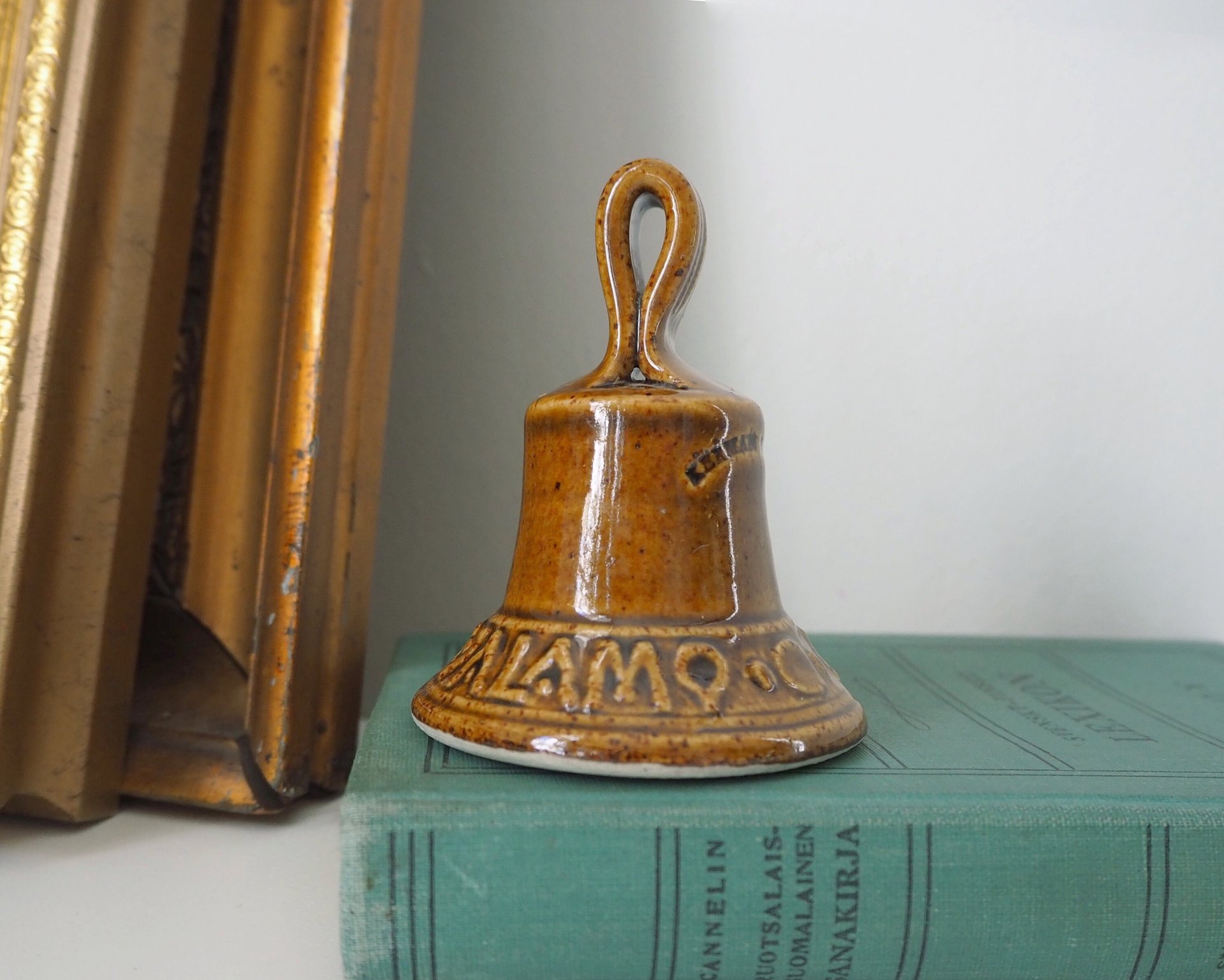 Vintage handbell | Ceramic hand bell | Ceramic table bell | Vintage table bell | Small vintage handbell
