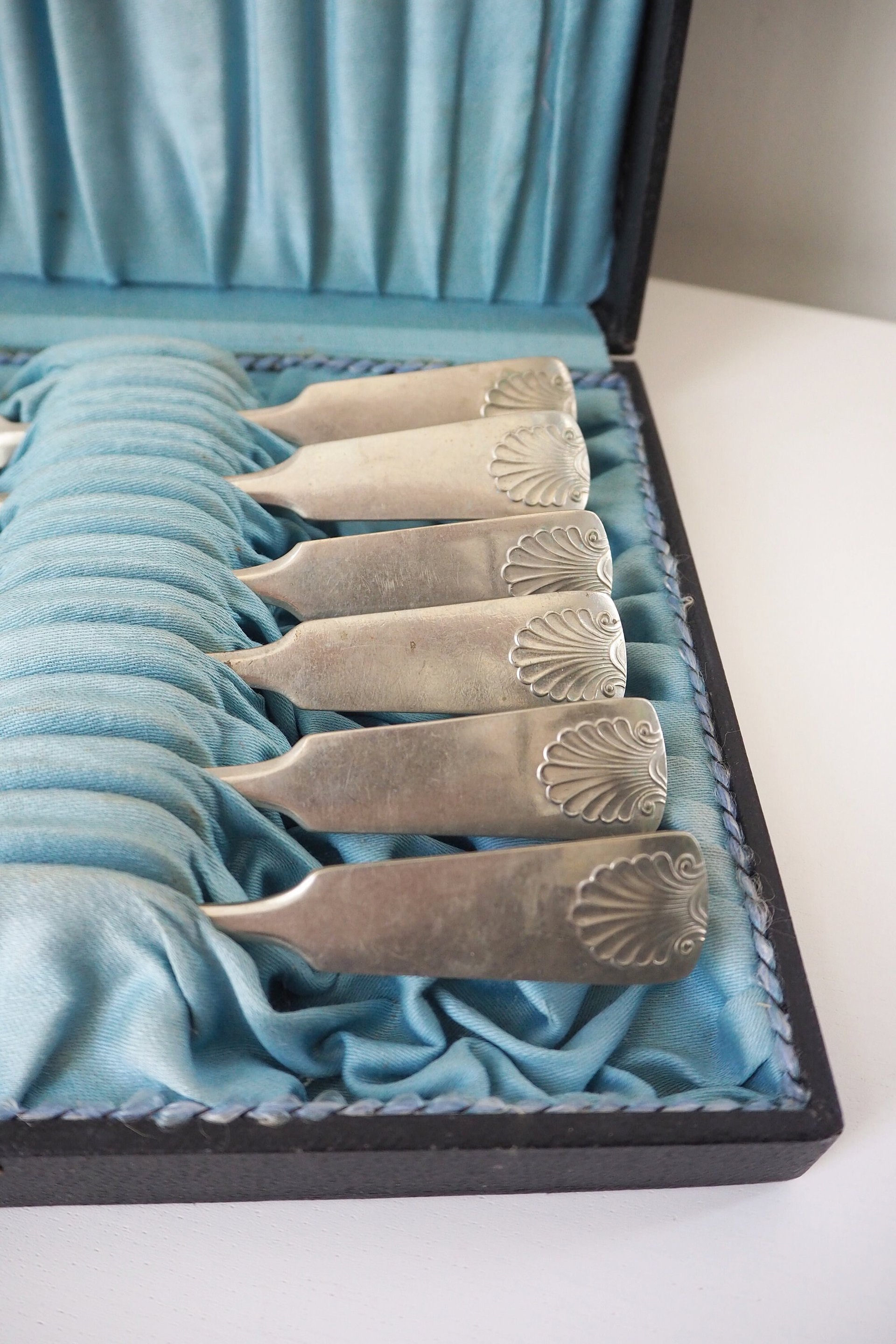 Set of six vintage tablespoons | Large vintage spoons | Musla tablespoons | Vintage alpacca silver tablespoons | Vintage alpacca spoons