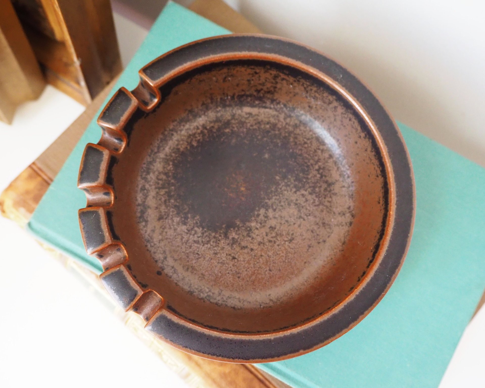 Vintage ceramic ashtray | Arabia Ruska ashtray | Vintage ashtray | Ceramic ashtray | Arabia ashtray | Made in Finland