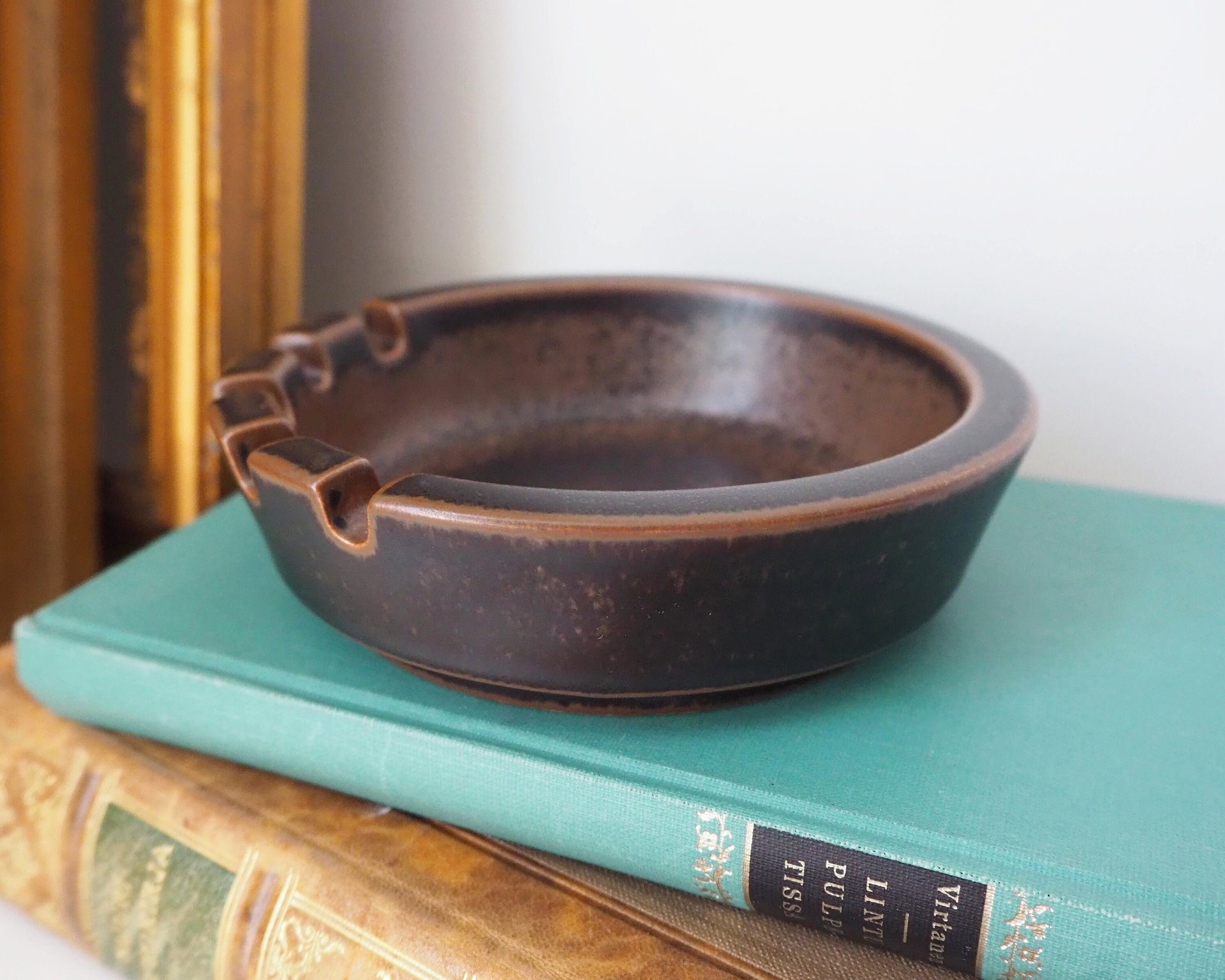 Vintage ceramic ashtray | Arabia Ruska ashtray | Vintage ashtray | Ceramic ashtray | Arabia ashtray | Made in Finland