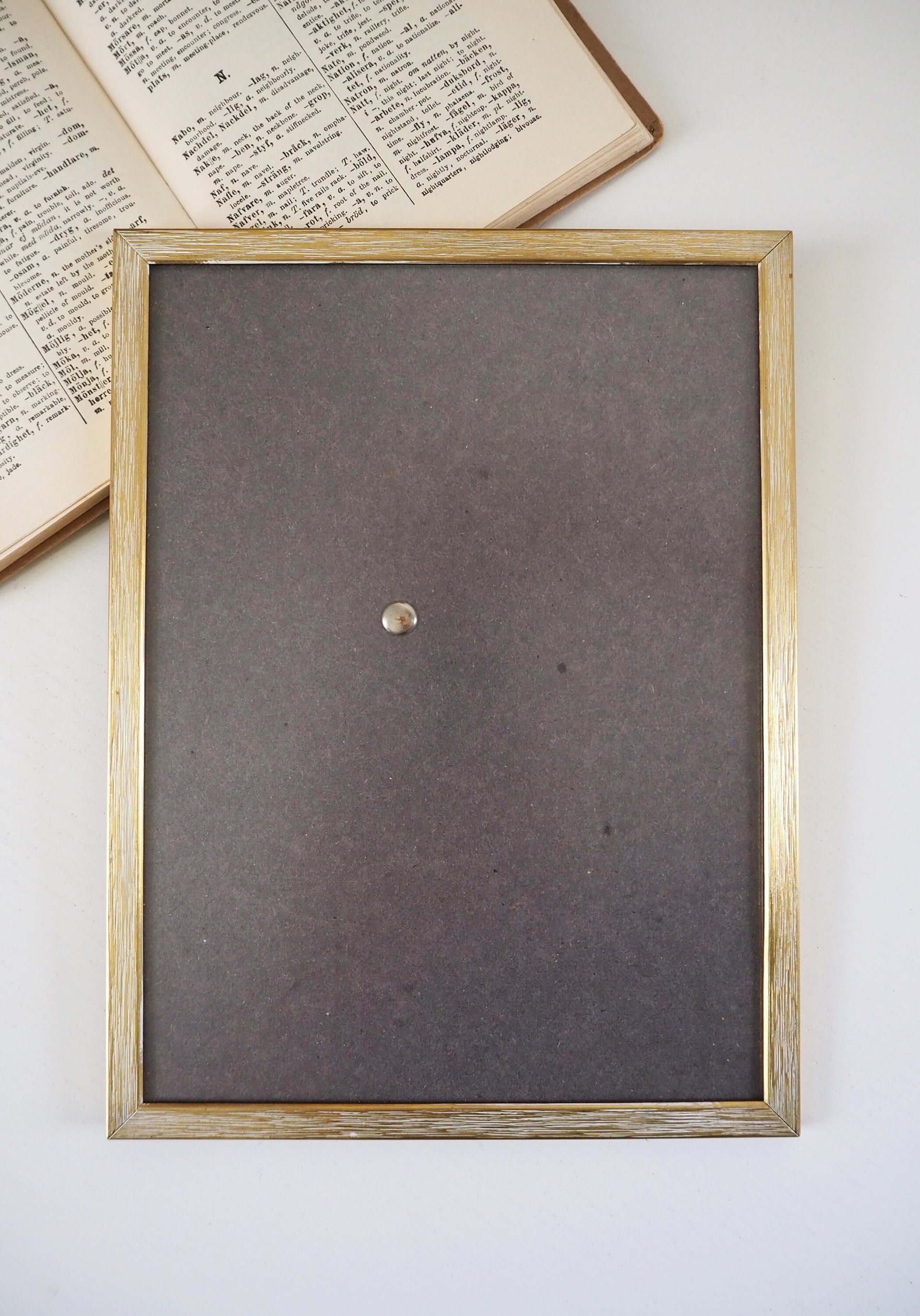 Vintage brass photo frame | Brass photo frame 15x20 cm | Brass picture frame | Vintage brass picture frame