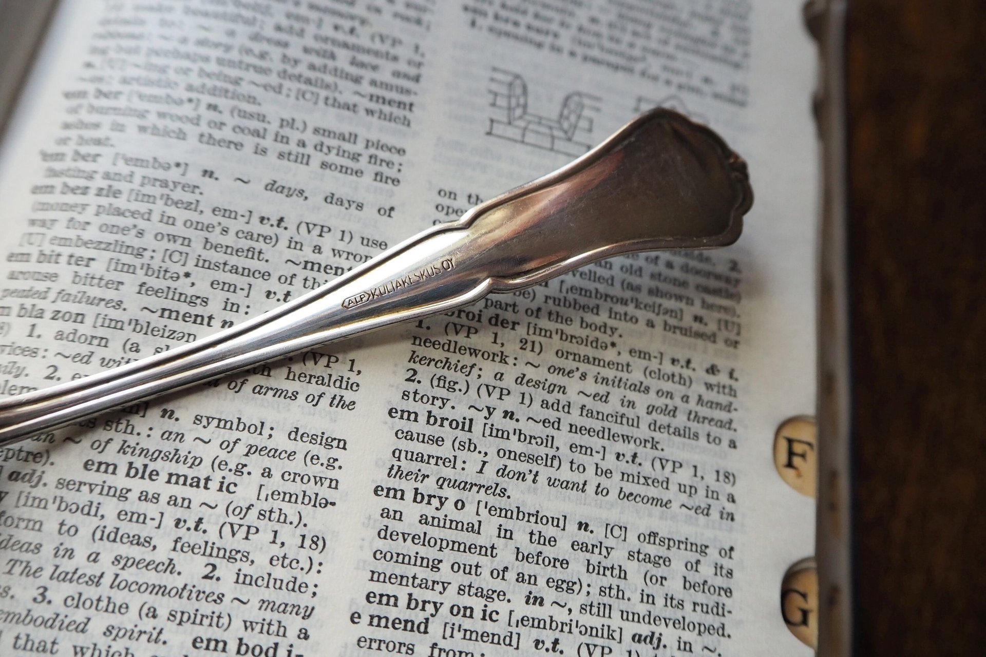Set of six vintage spoons | Vintage spoons | Vintage alpacca silver spoons | Vintage alpacca spoons