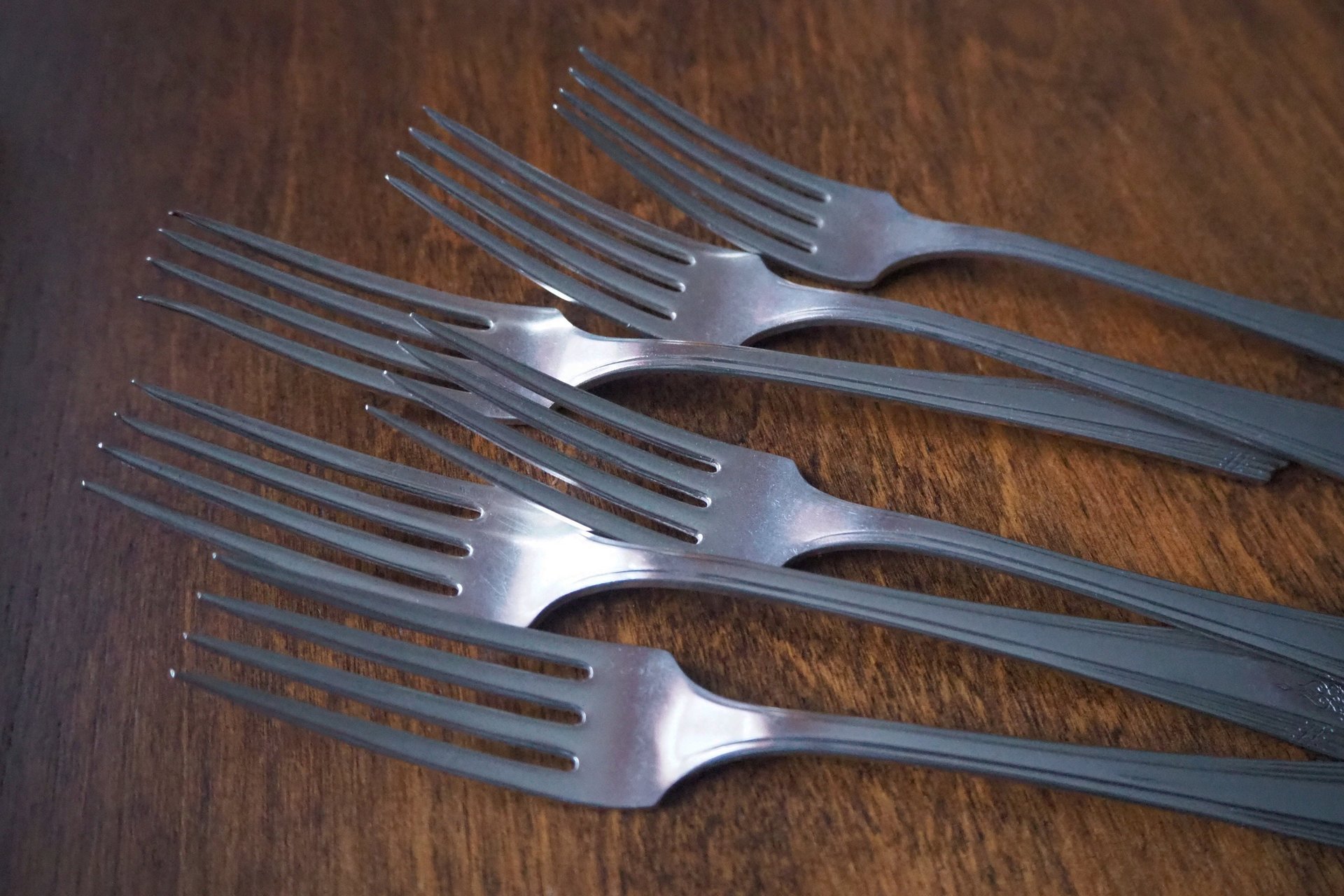 Vintage cutlery set for six | Silver plated cutlery set | Vintage silver plated forks and knives | Camden cutlery set