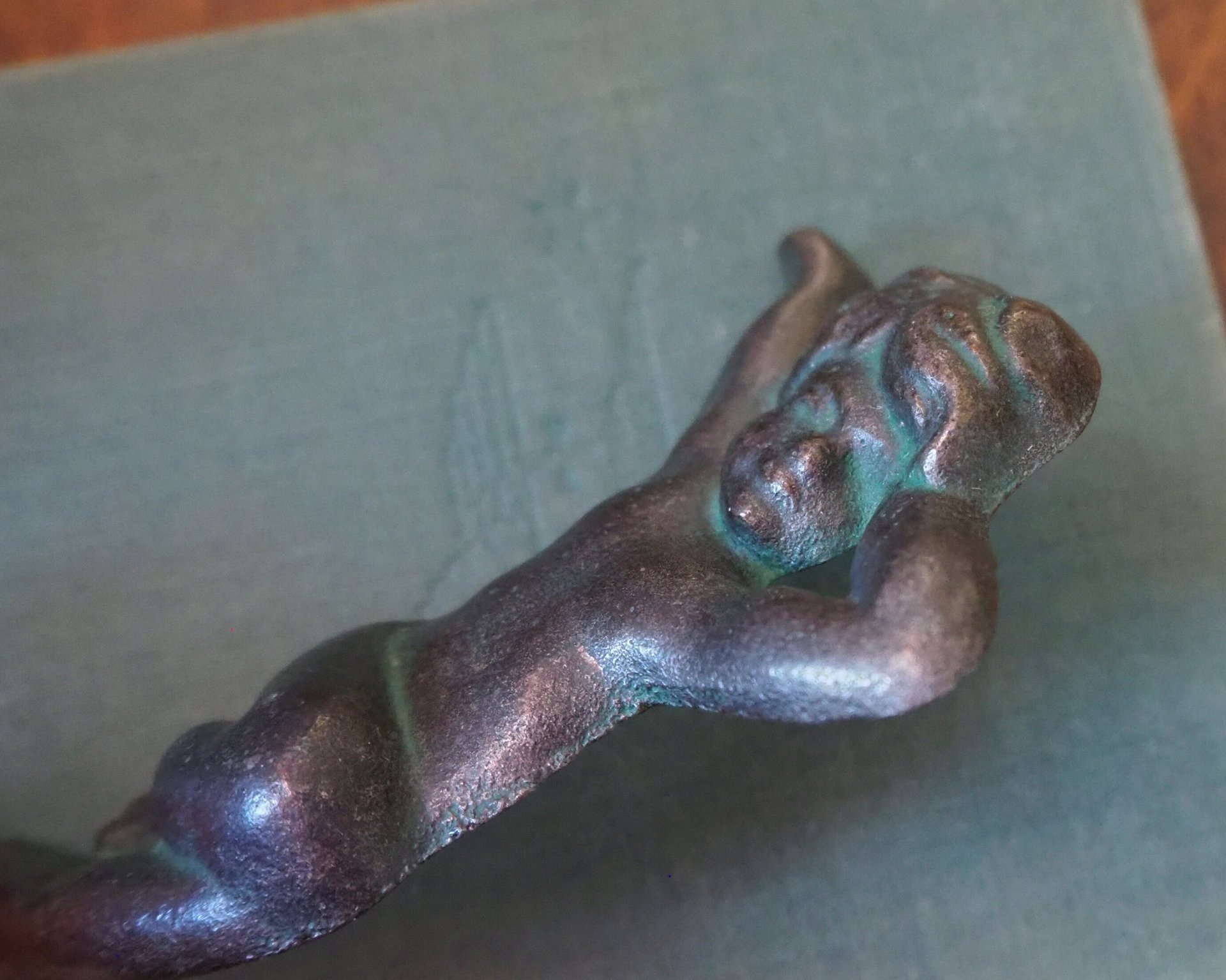 Vintage cast iron angel | Wattholma angel | Small cherub wall ornament | Vintage angel wall hanging | Made in Sweden