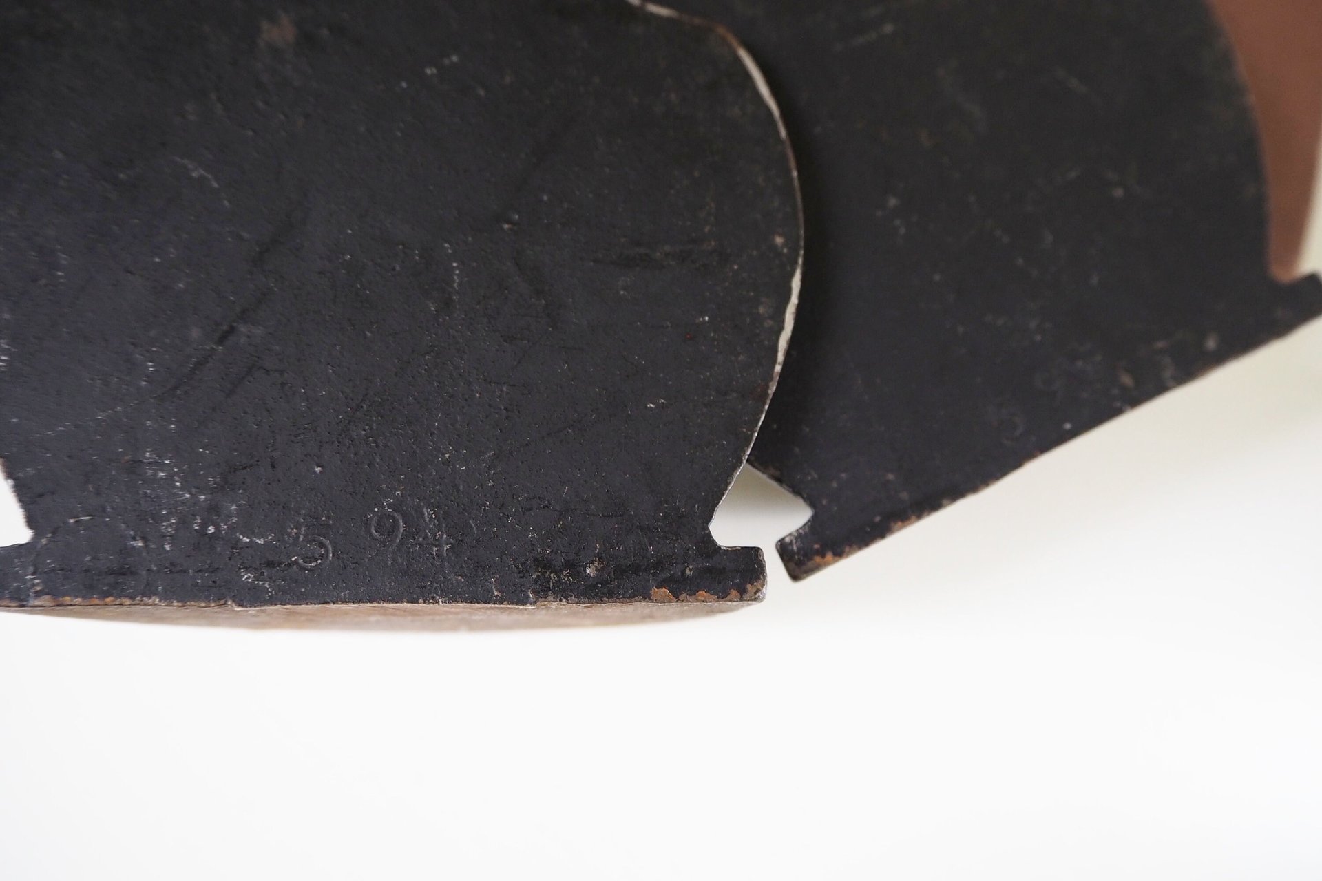 Vintage bookends | Vintage cast iron bookends | Pair of black bookends | Vintage bookends moon