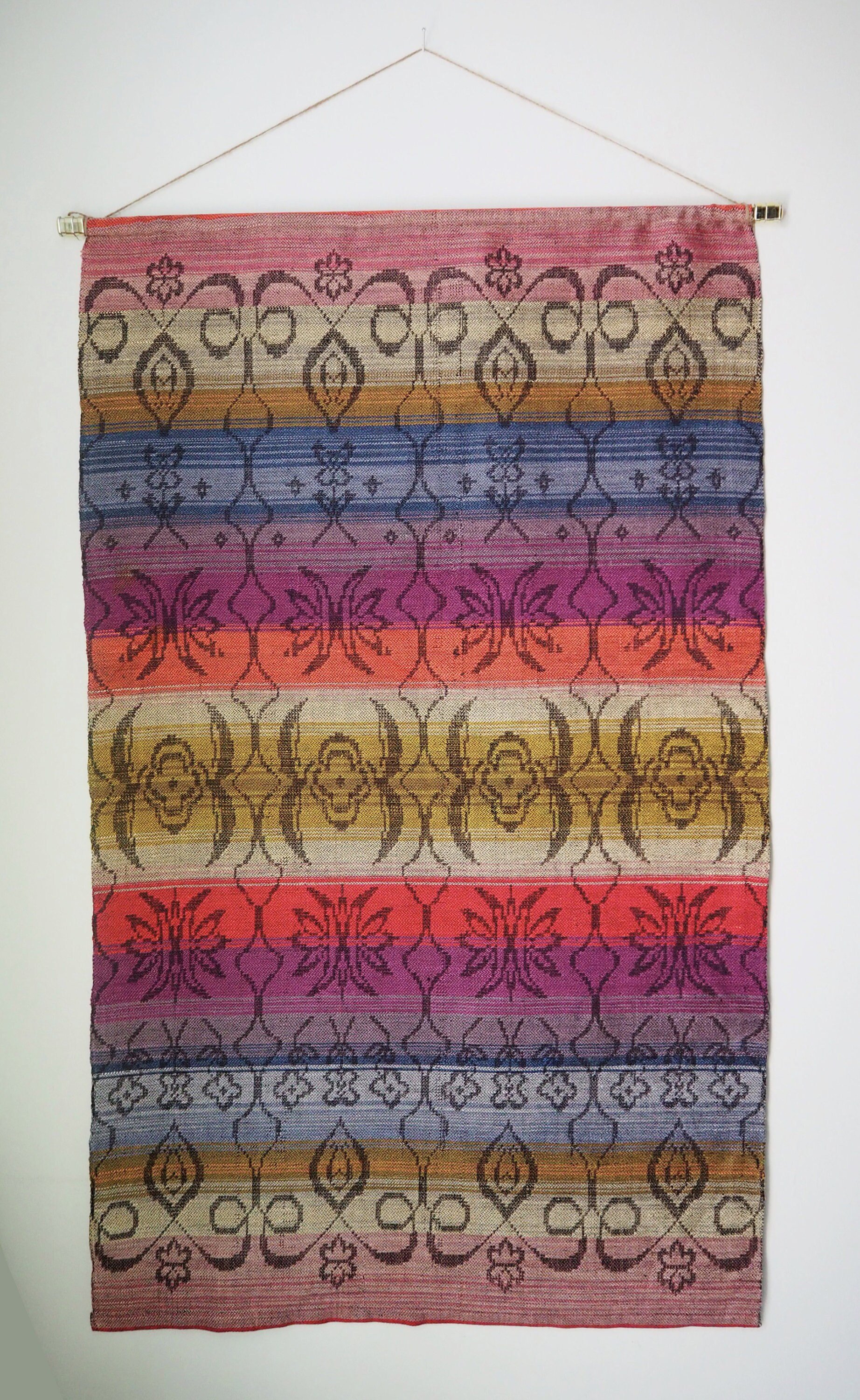 Vintage wall hanging | Ornamental wall hanging | Vintage wall textile | Retro wall hanging | Scandinavian wall hanging