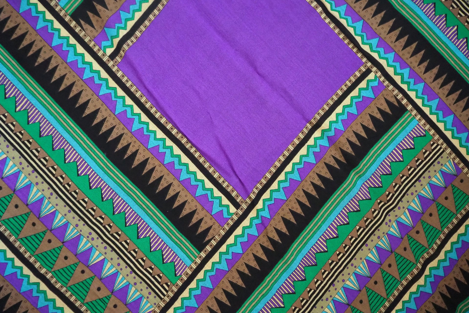 Vintage wool scarf | Geometric vintage wool scarf | Vintage Marja Kurki scarf | Marja Kurki wool scarf | Large wool scarf