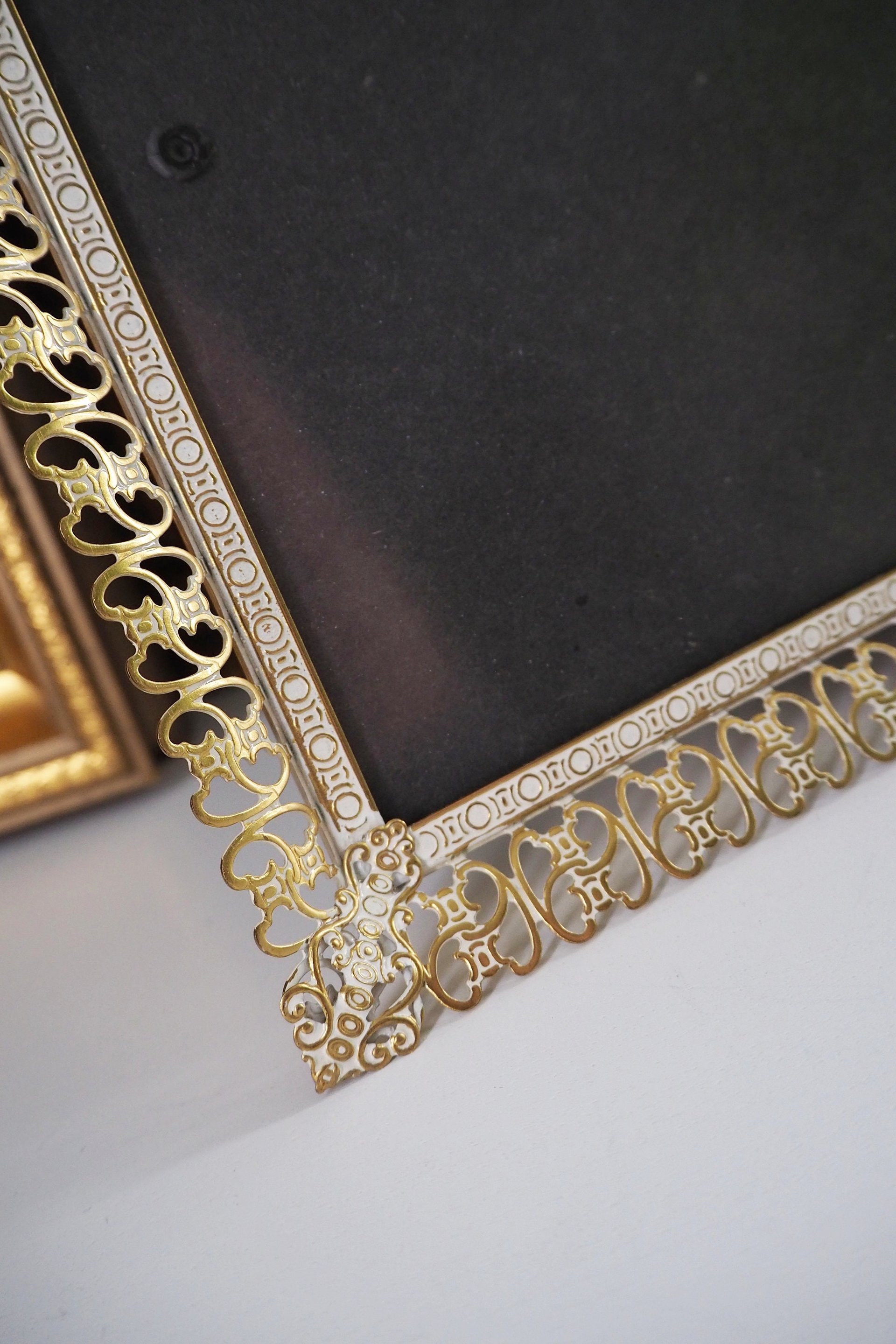 Vintage photo frame 18x24 cm | Vintage brass frame | Brass picture frame | Vintage Jyden picture frame | Danish photo frame
