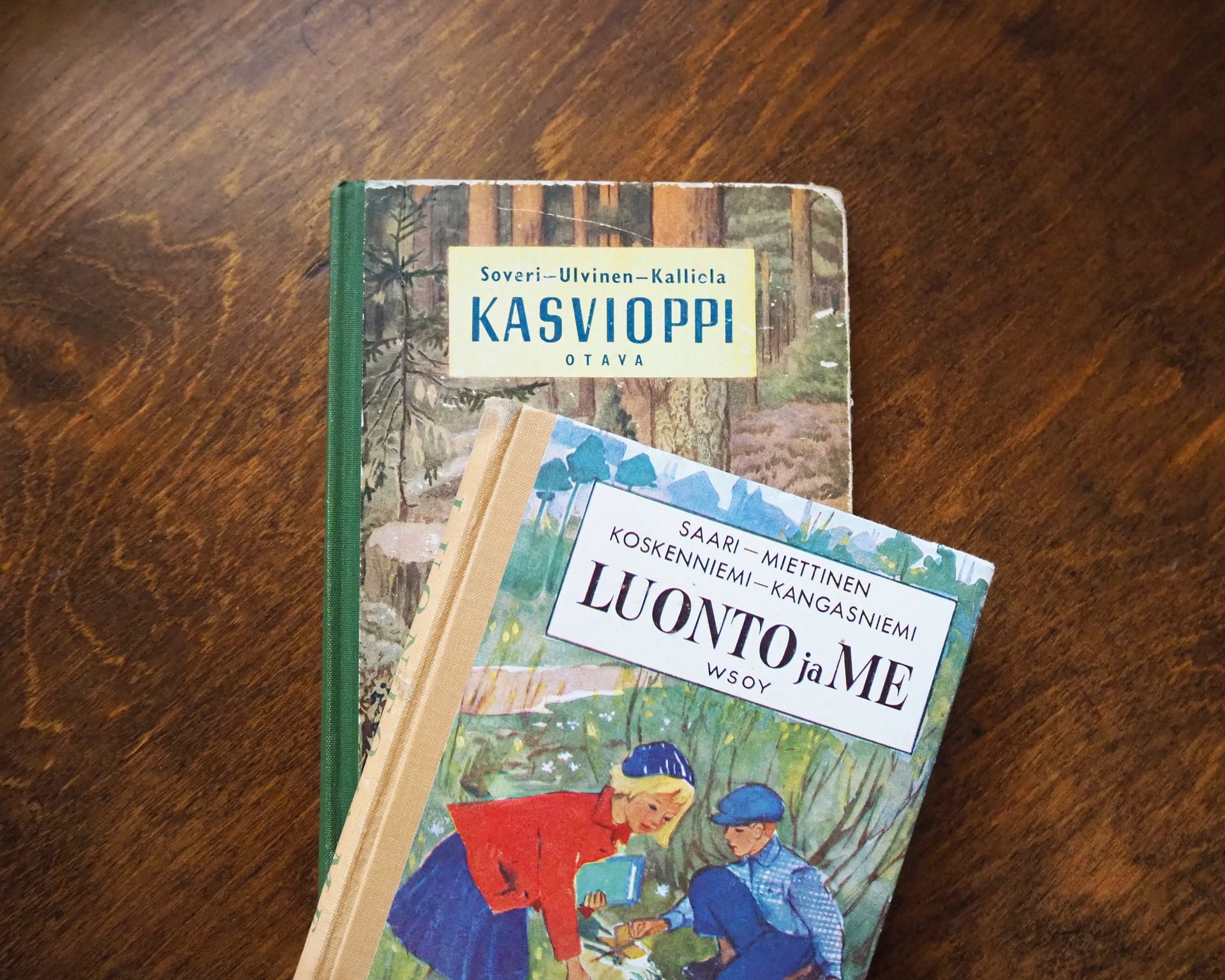 Vintage school books | Kasvioppi | Finnish nature books | Vintage botany school books | Vintage nature school books