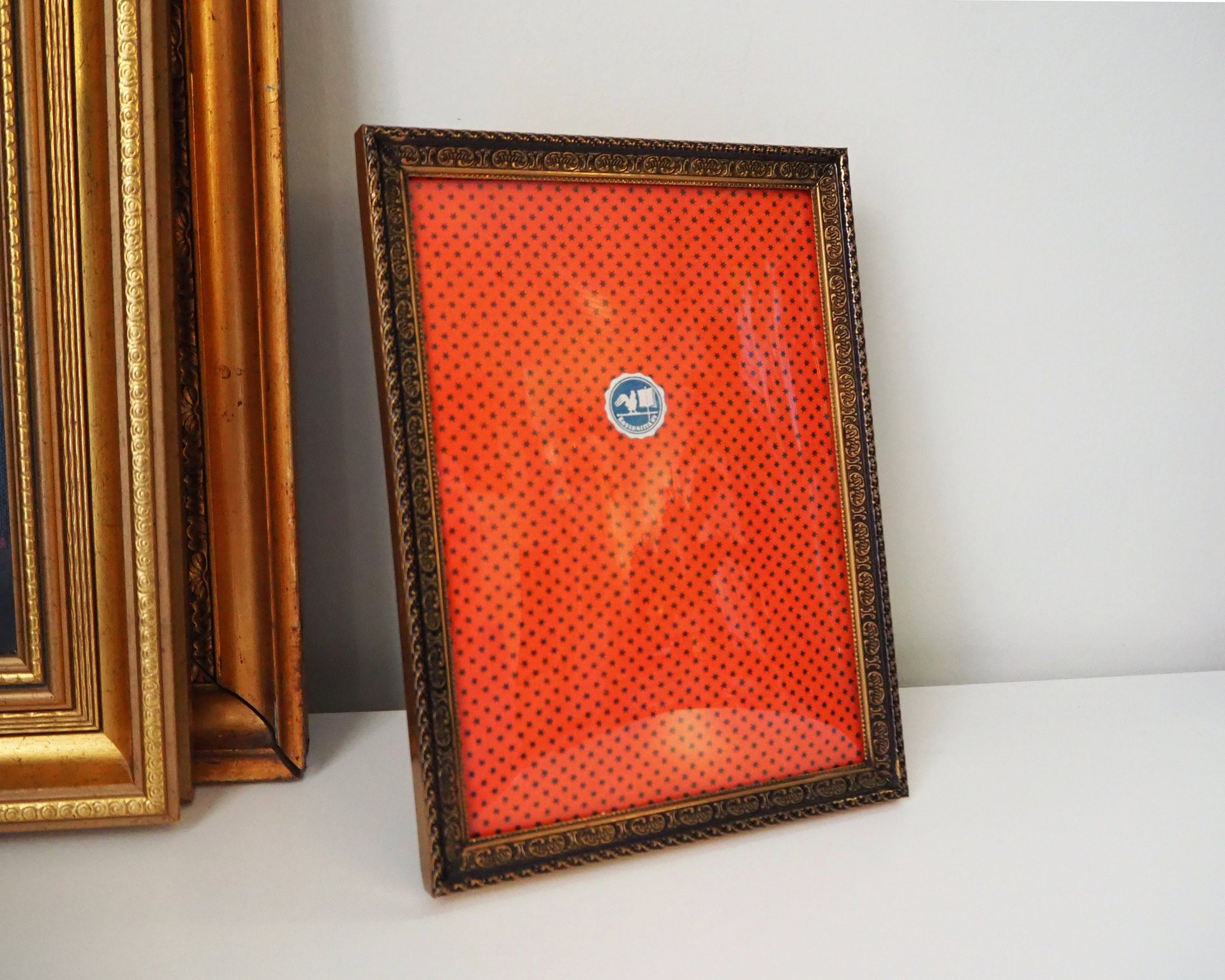 Vintage photo frame 18x24 cm | Vintage brass frame | Brass picture frame | Ornate photo frame | Vintage photo frame