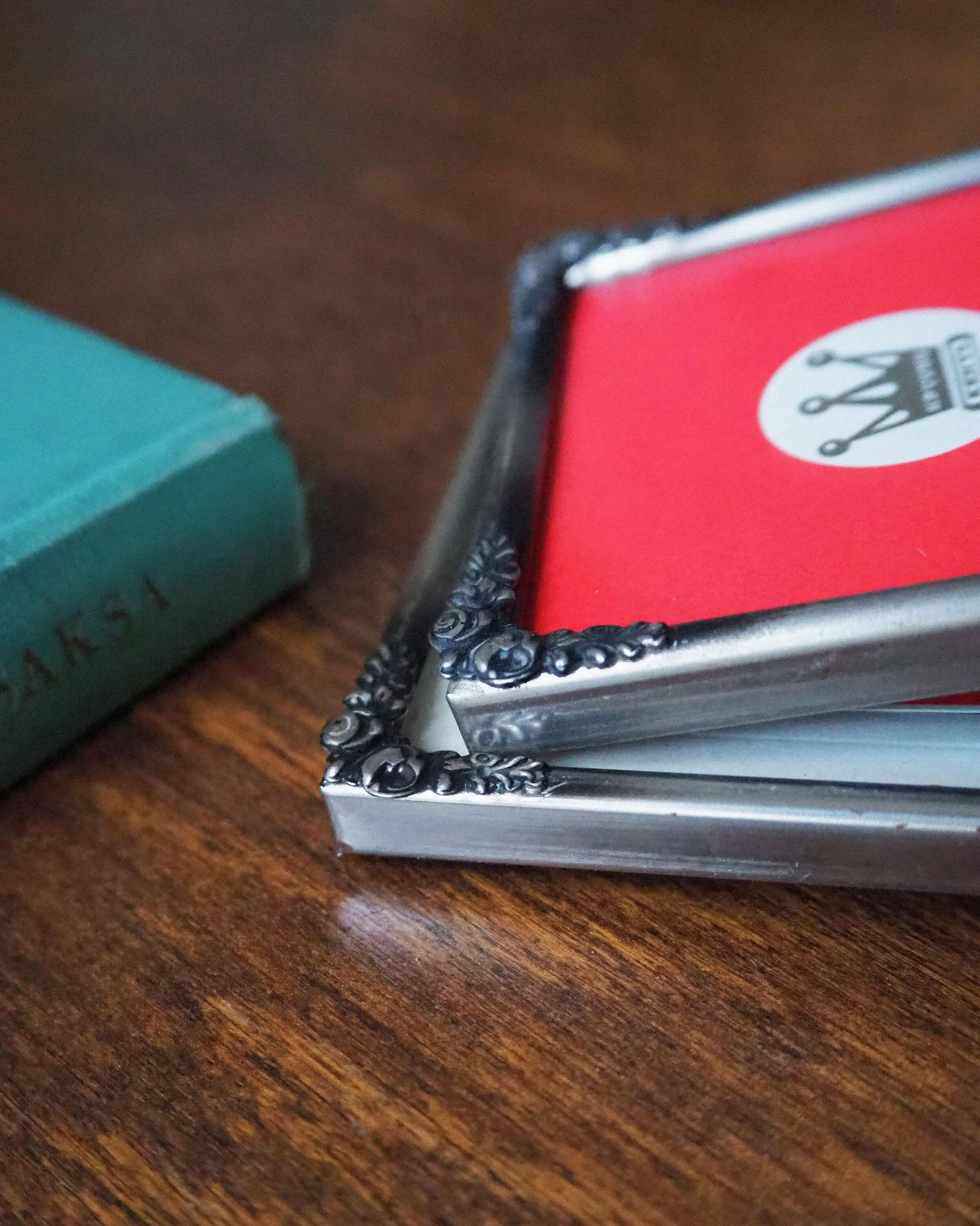 Set of two vintage silver plated photo frames | Small silver plated photo frames | Vintage picture frames | Matching frames
