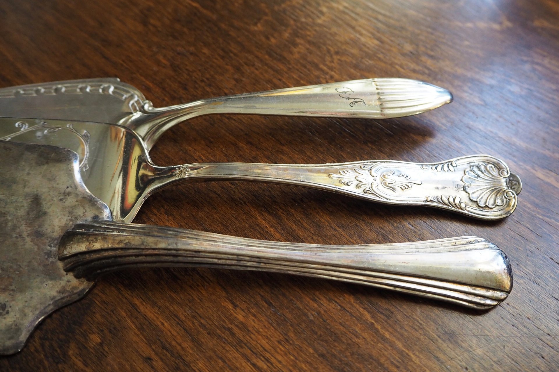 Vintage silver plated cake server | Vintage cake server | Silver plated cake servers | Ornate cake server | Vintage pie server