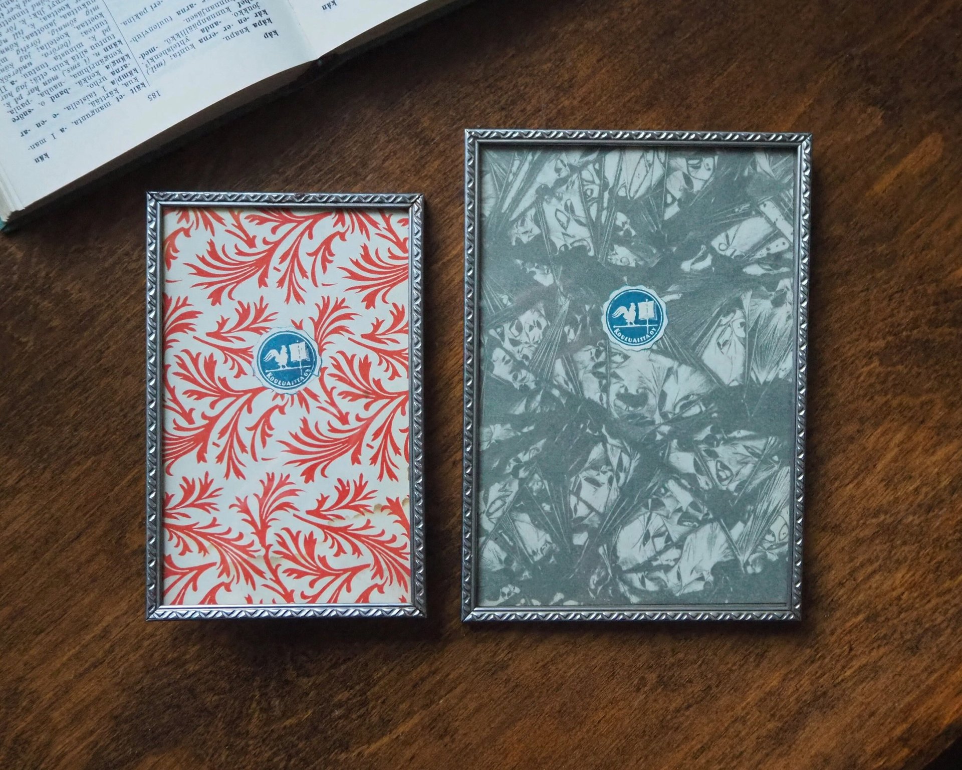 Set of two vintage silver plated photo frames | Small silver plated photo frames | Vintage picture frames | Matching frames