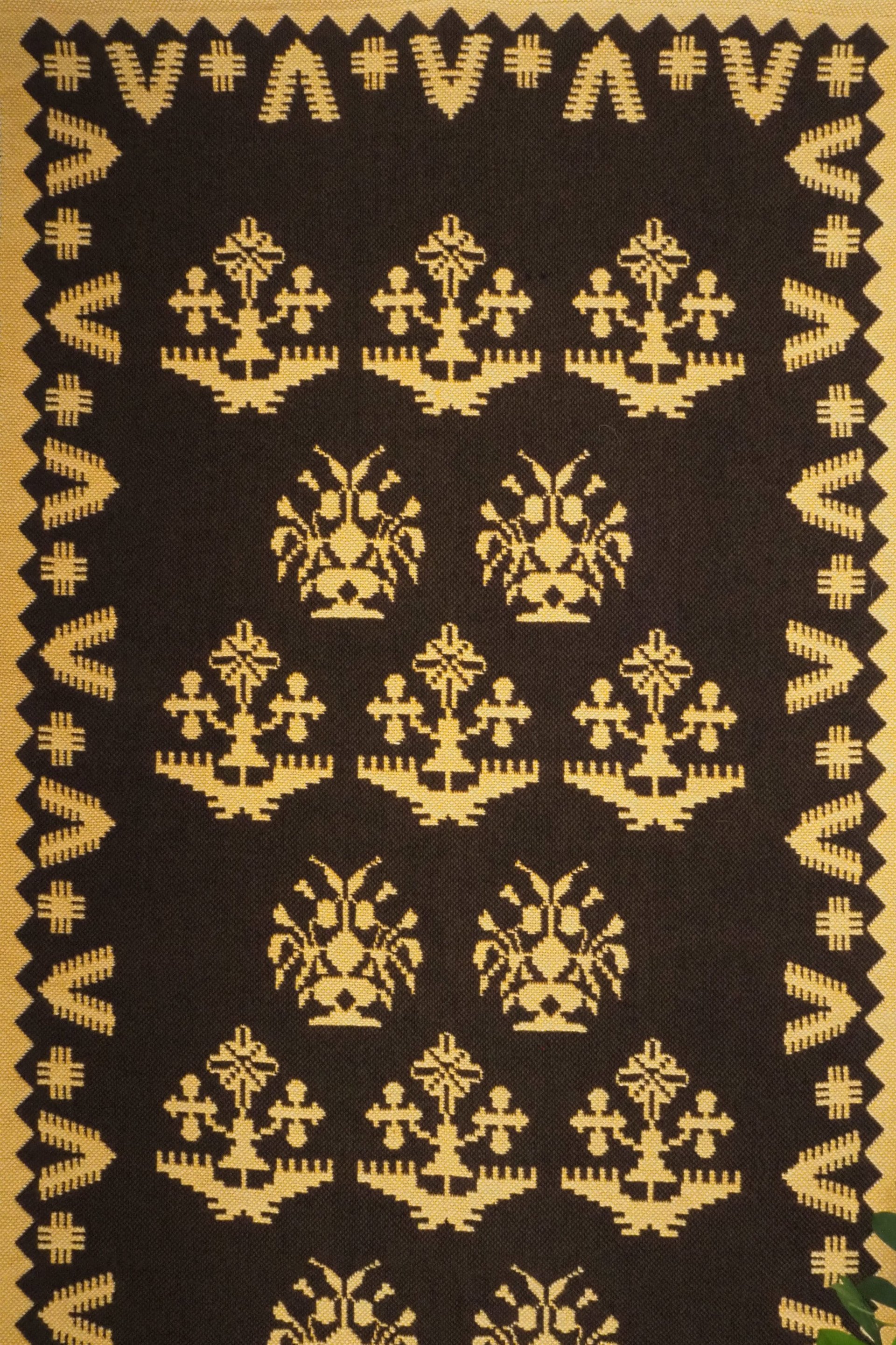 Vintage wall hanging | Brown and yellow wall hanging | Scandinavian wall hanging | Vintage wall tapestry | Handmade wall tapestry
