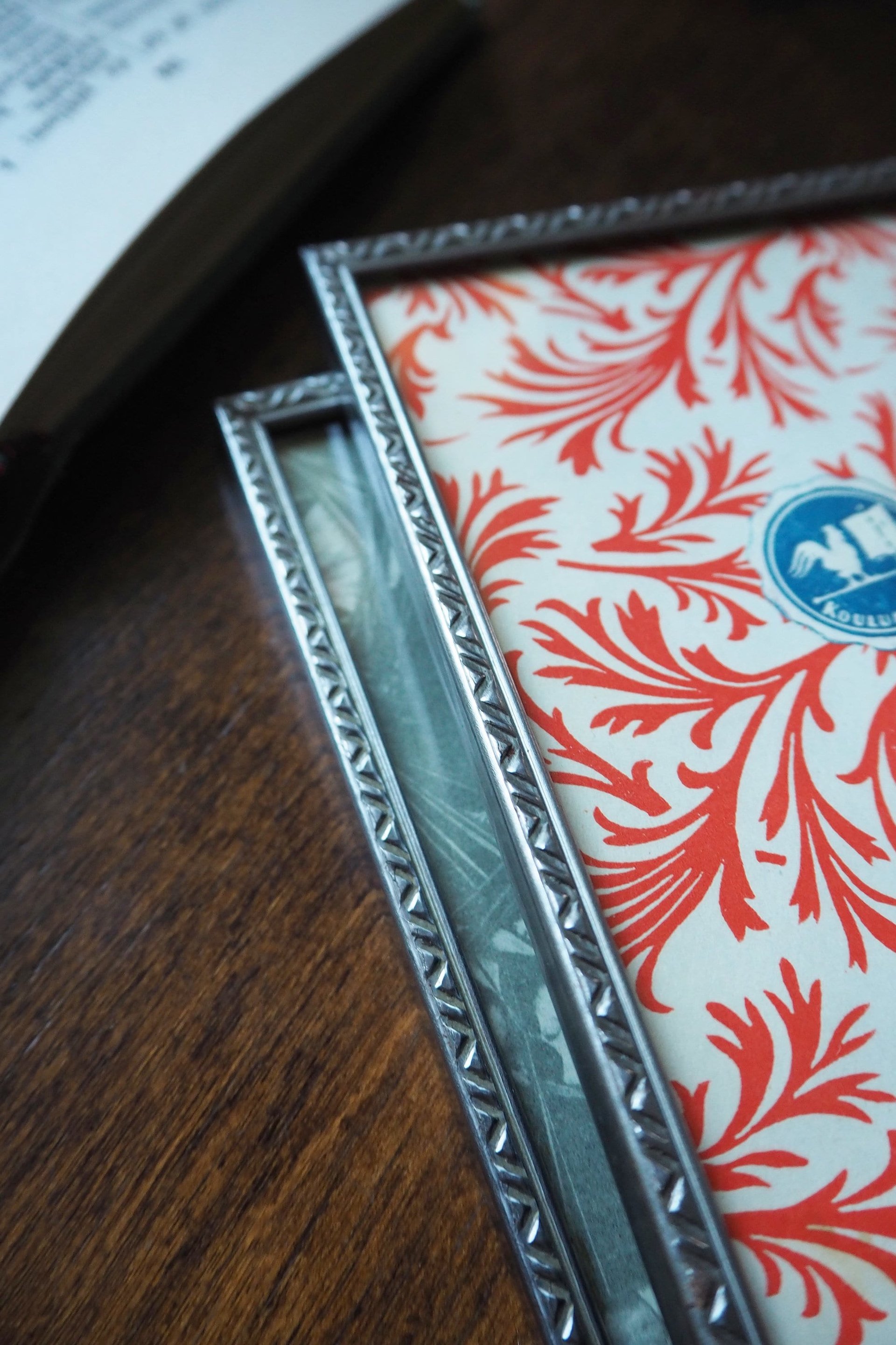 Set of two vintage silver plated photo frames | Small silver plated photo frames | Vintage picture frames | Matching frames
