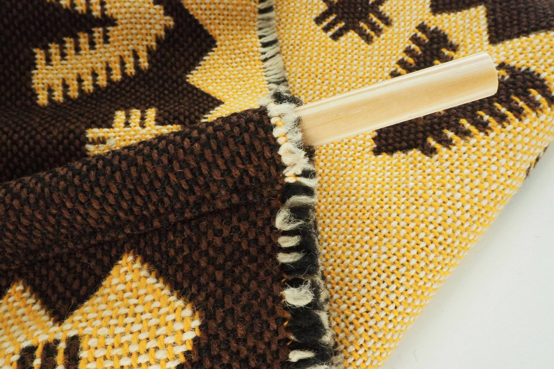 Vintage wall hanging | Brown and yellow wall hanging | Scandinavian wall hanging | Vintage wall tapestry | Handmade wall tapestry
