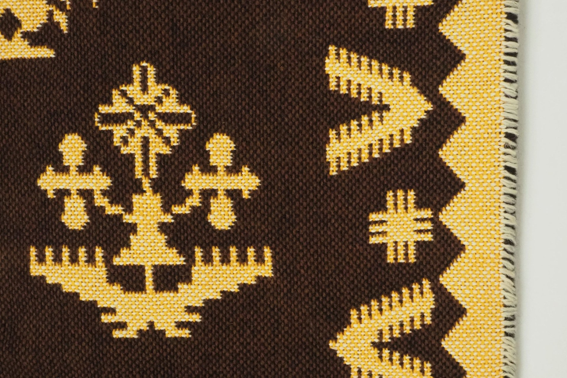 Vintage wall hanging | Brown and yellow wall hanging | Scandinavian wall hanging | Vintage wall tapestry | Handmade wall tapestry