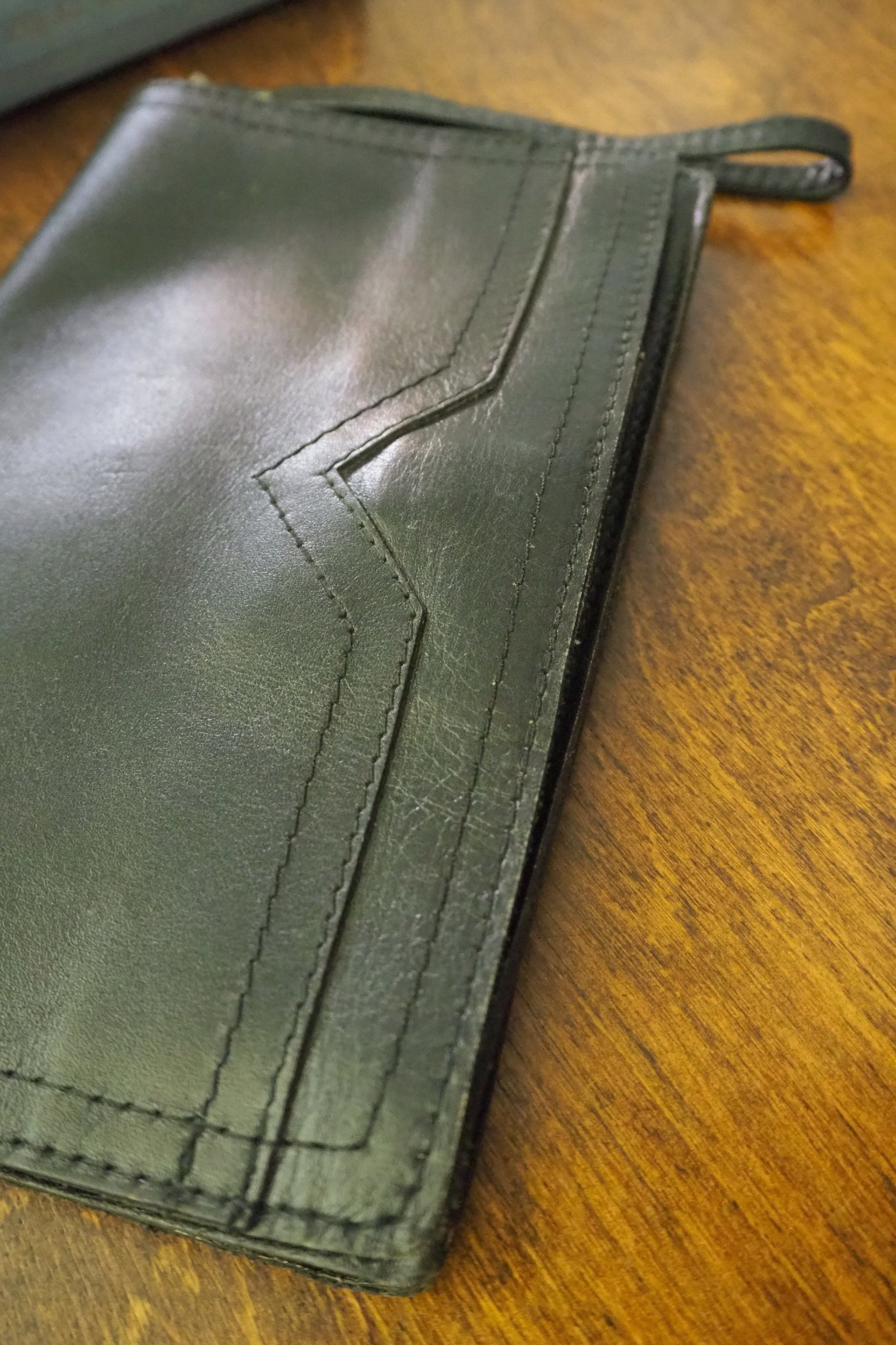 Vintage leather wristlet | Vintage leather bag | Black purse bag | Vintage wristlet | Vintage leather wrist bag | Black leather wristlet