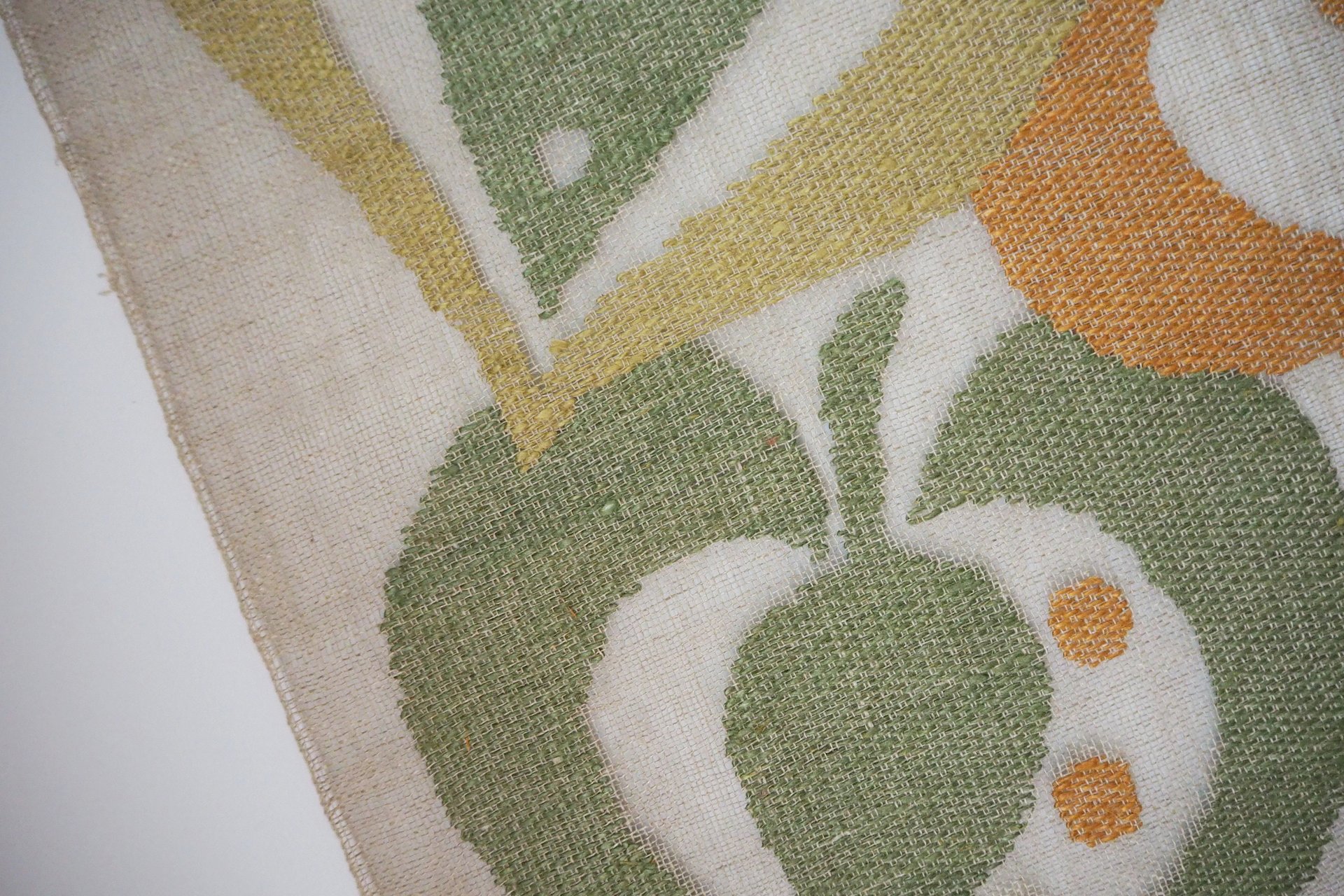 Vintage wall hanging | Linen wall hanging | Window hanging | Transparent wall hanging | Vintage window hanging | Large wall hanging