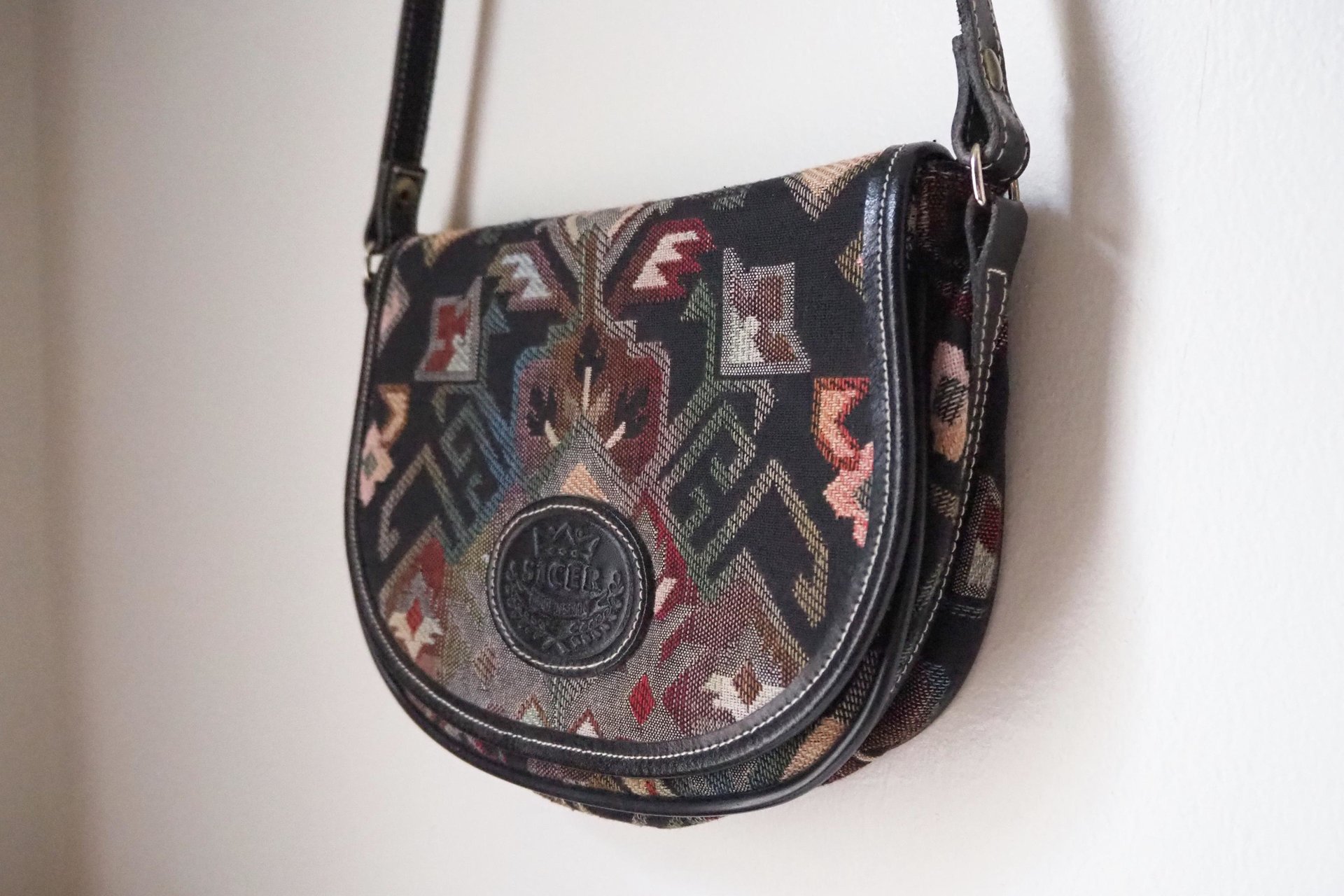 Vintage shoulder bag | Small crossbody bag | Vintage bag | Sicer bag | Made in Spain