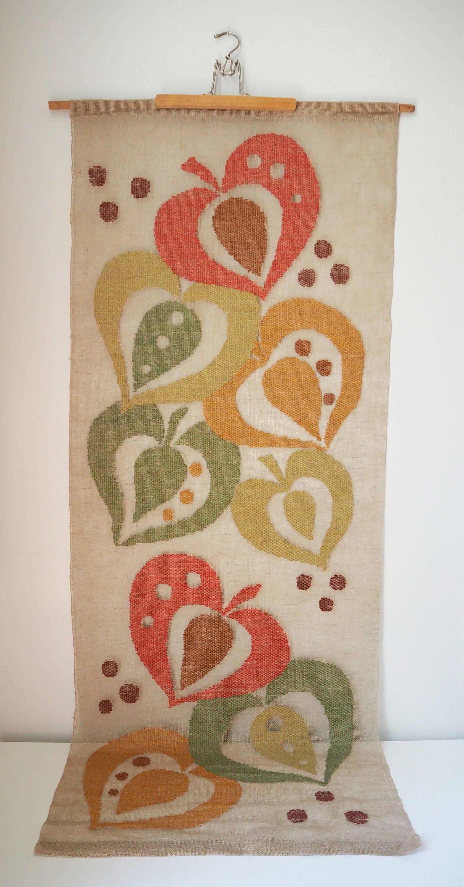 Vintage wall hanging | Linen wall hanging | Window hanging | Transparent wall hanging | Vintage window hanging | Large wall hanging
