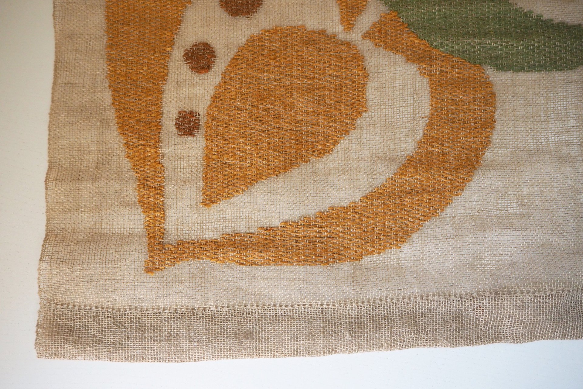 Vintage wall hanging | Linen wall hanging | Window hanging | Transparent wall hanging | Vintage window hanging | Large wall hanging