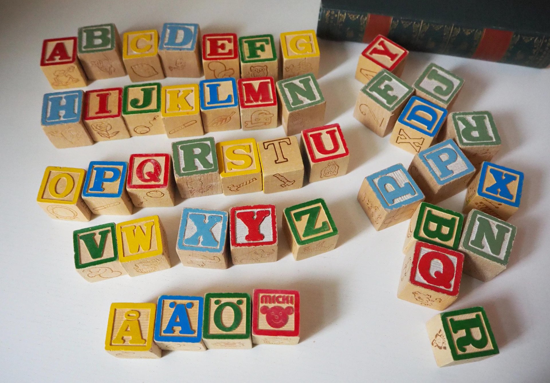 Vintage ABC blocks | Wooden building blocks | Vintage block set for kids | Vintage wooden blocks | Vintage toys
