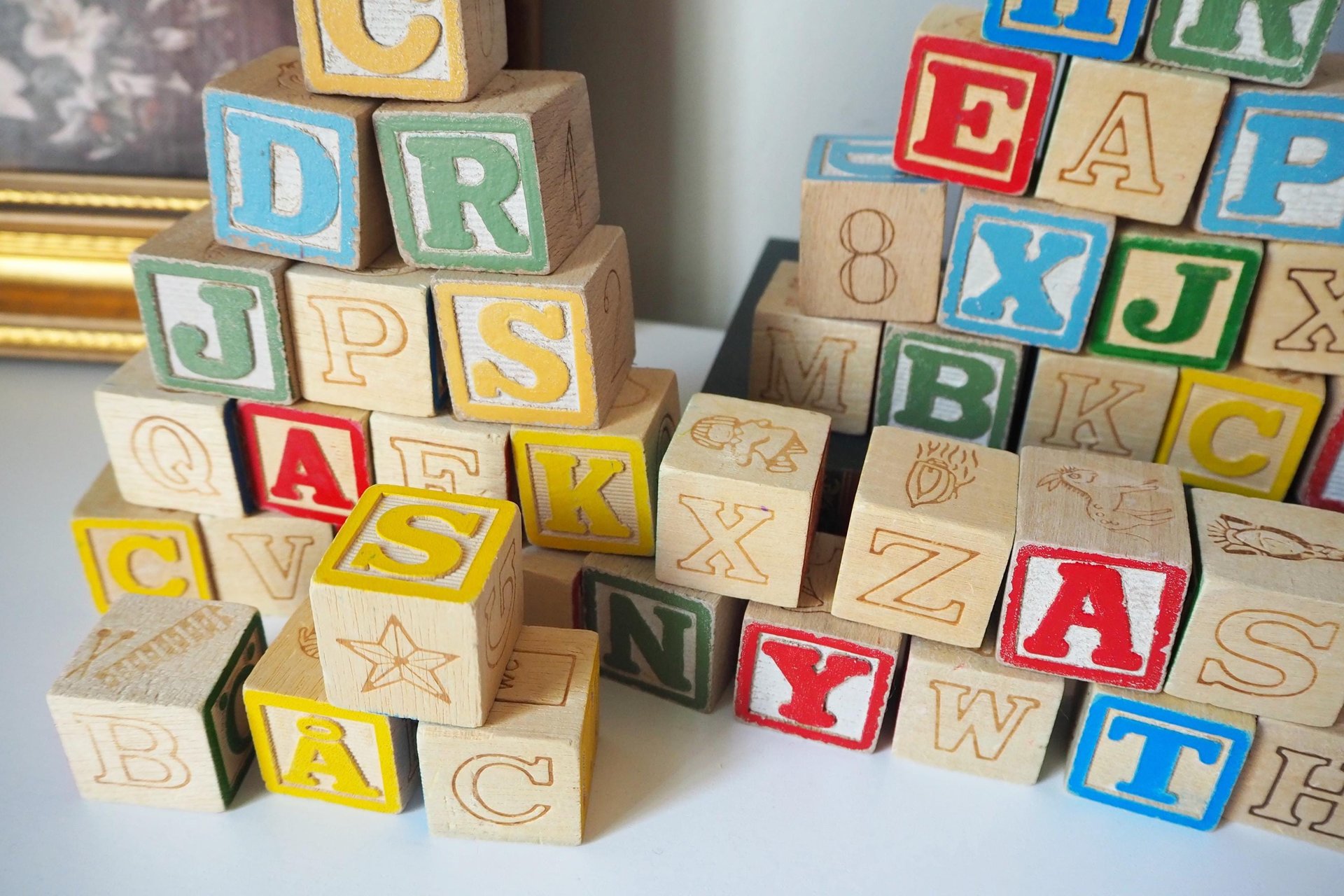Vintage ABC blocks | Wooden building blocks | Vintage block set for kids | Vintage wooden blocks | Vintage toys