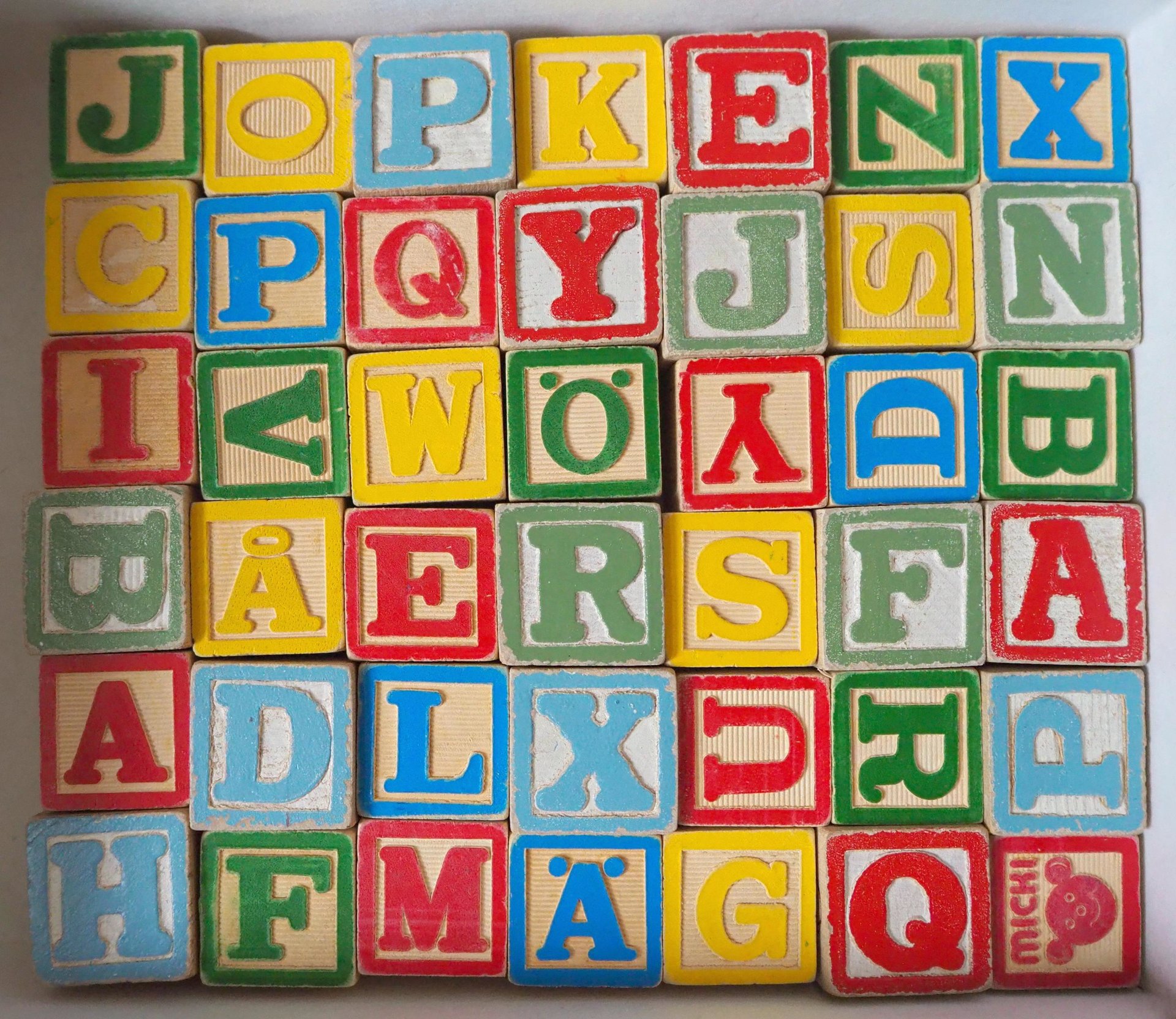 Vintage ABC blocks | Wooden building blocks | Vintage block set for kids | Vintage wooden blocks | Vintage toys