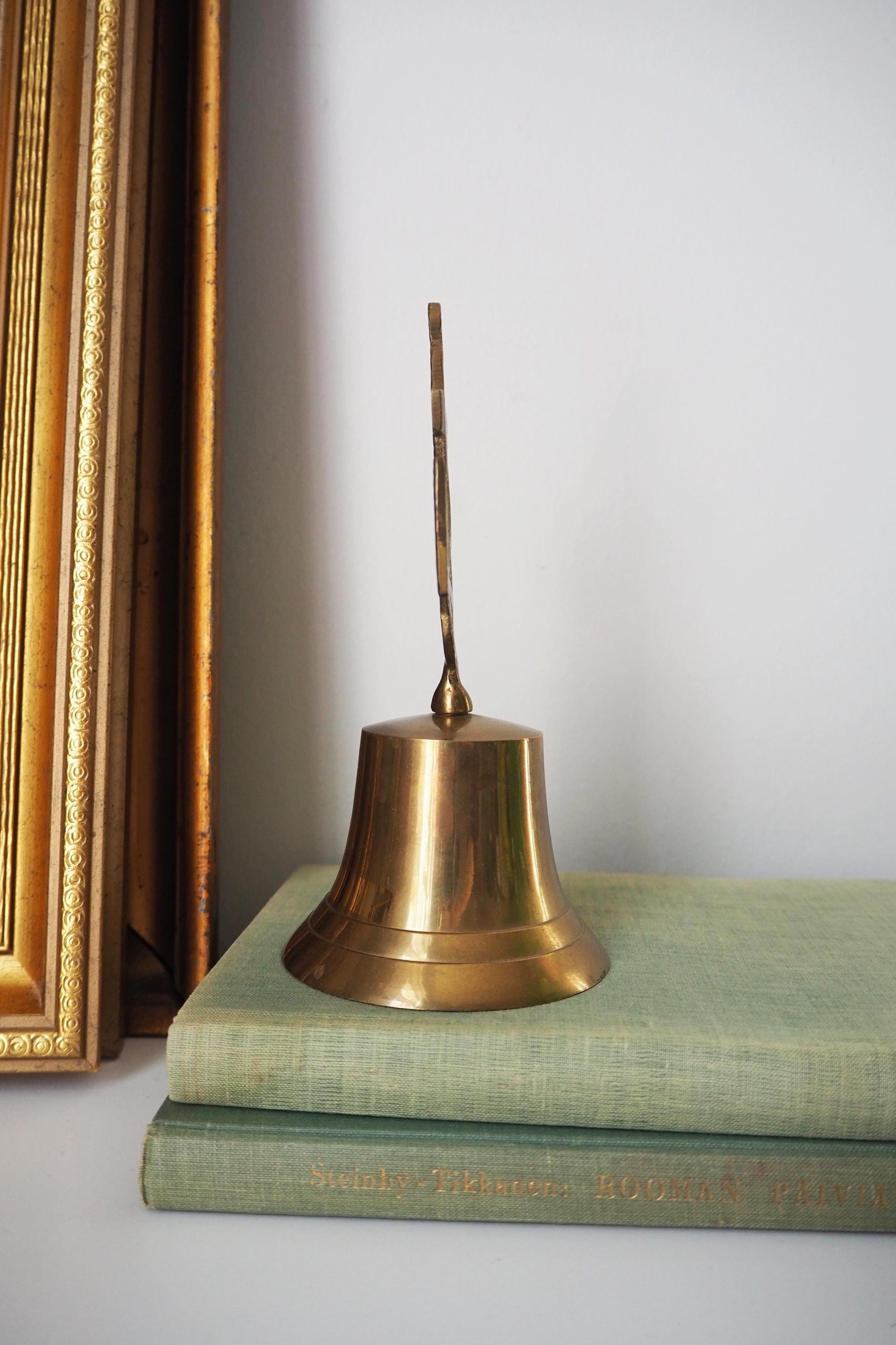 Vintage brass hand bell | Anchor hand bell | Vintage hand bell | Brass table bell | Vintage table bell | Vintage brass bell