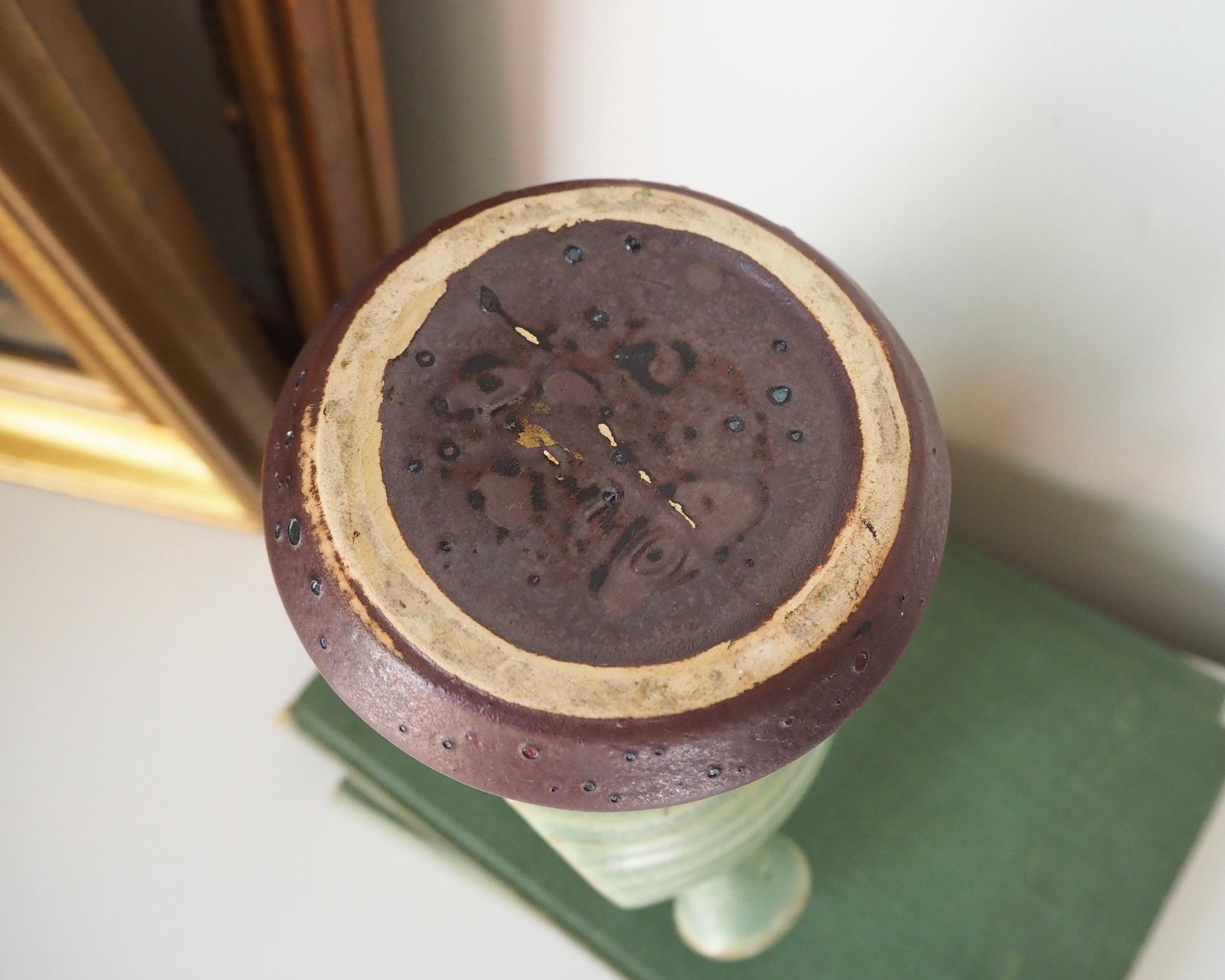 Vintage Kupittaan Savi vase | Vintage ceramic vase | Okki Laine | Finnish ceramics | Vintage vase | Scandinavian ceramic vase