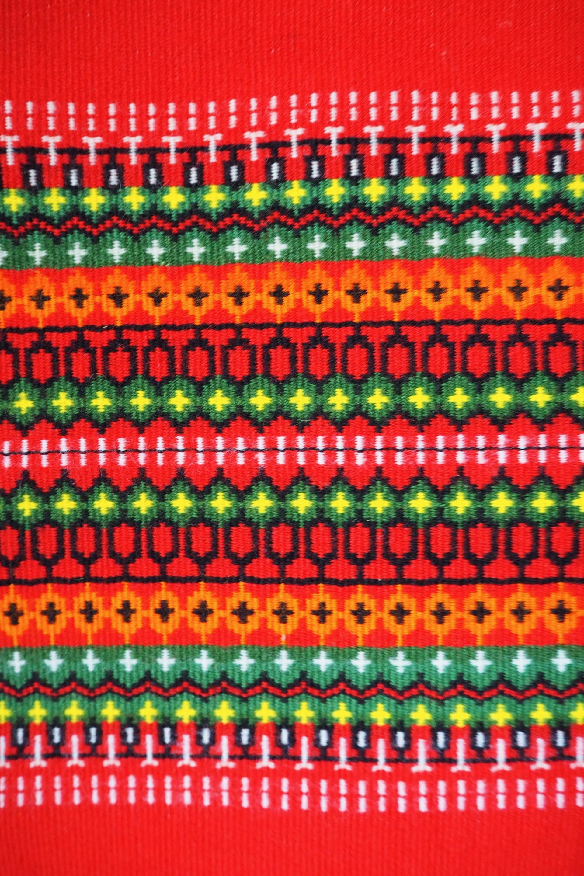 Vintage wall hanging | Large wall hanging | Scandinavian woven textile | Geometrical wall hanging | Large Scandinavian wall hanging