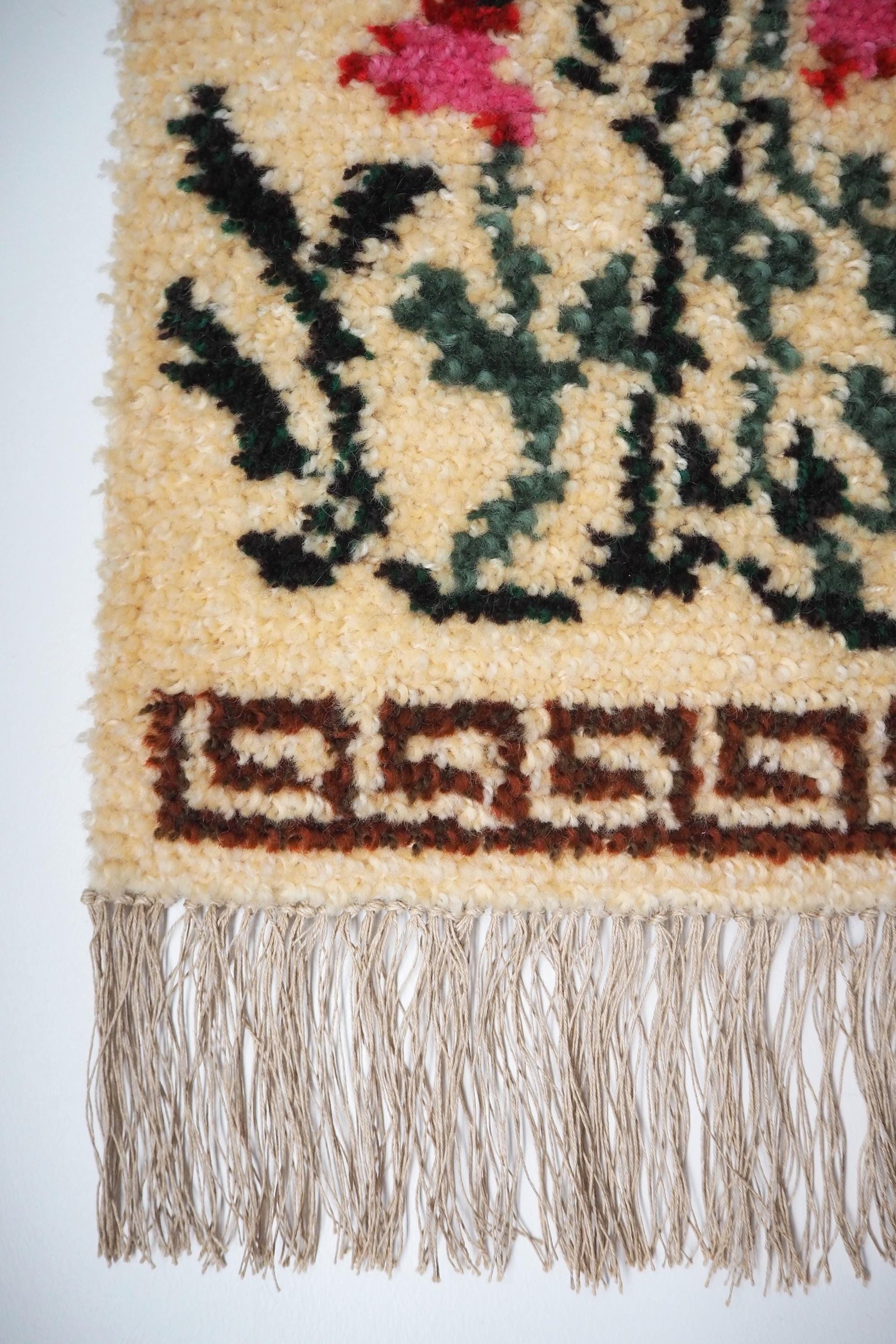 Vintage wall hanging | Floral wall tapestry | Scandinavian wall hanging | Vintage wall tapestry | Handmade wool wall hanging