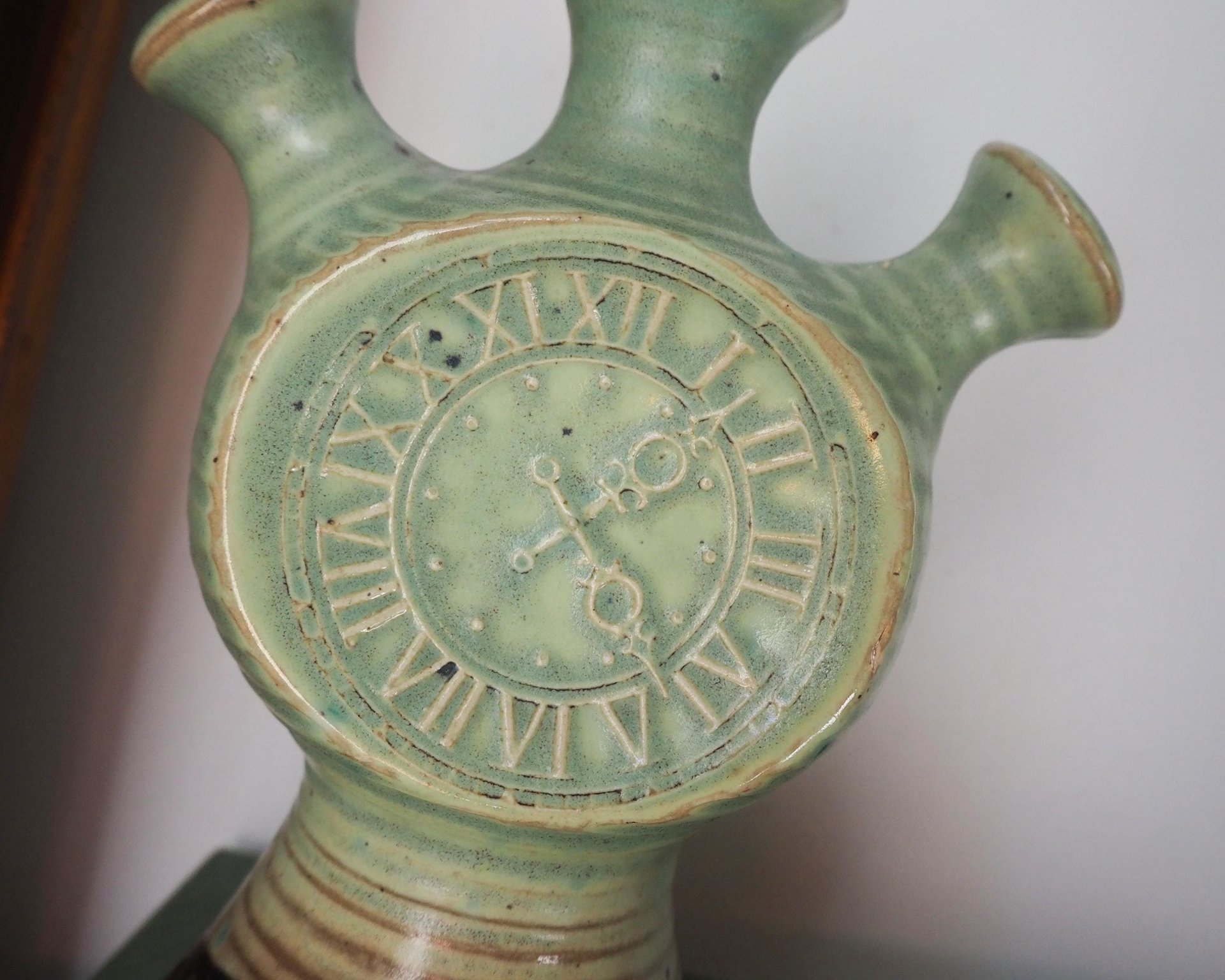 Vintage Kupittaan Savi vase | Vintage ceramic vase | Okki Laine | Finnish ceramics | Vintage vase | Scandinavian ceramic vase