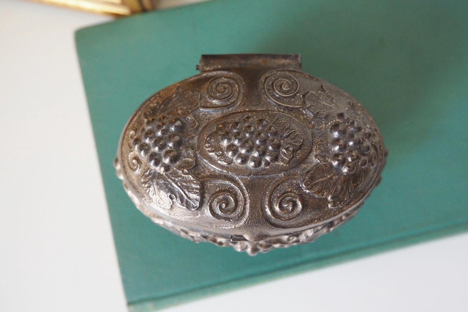 Vintage silver plated jewelry box | Made in Sweden | Vintage silver plated ring box | Vintage Swedish jewelry box