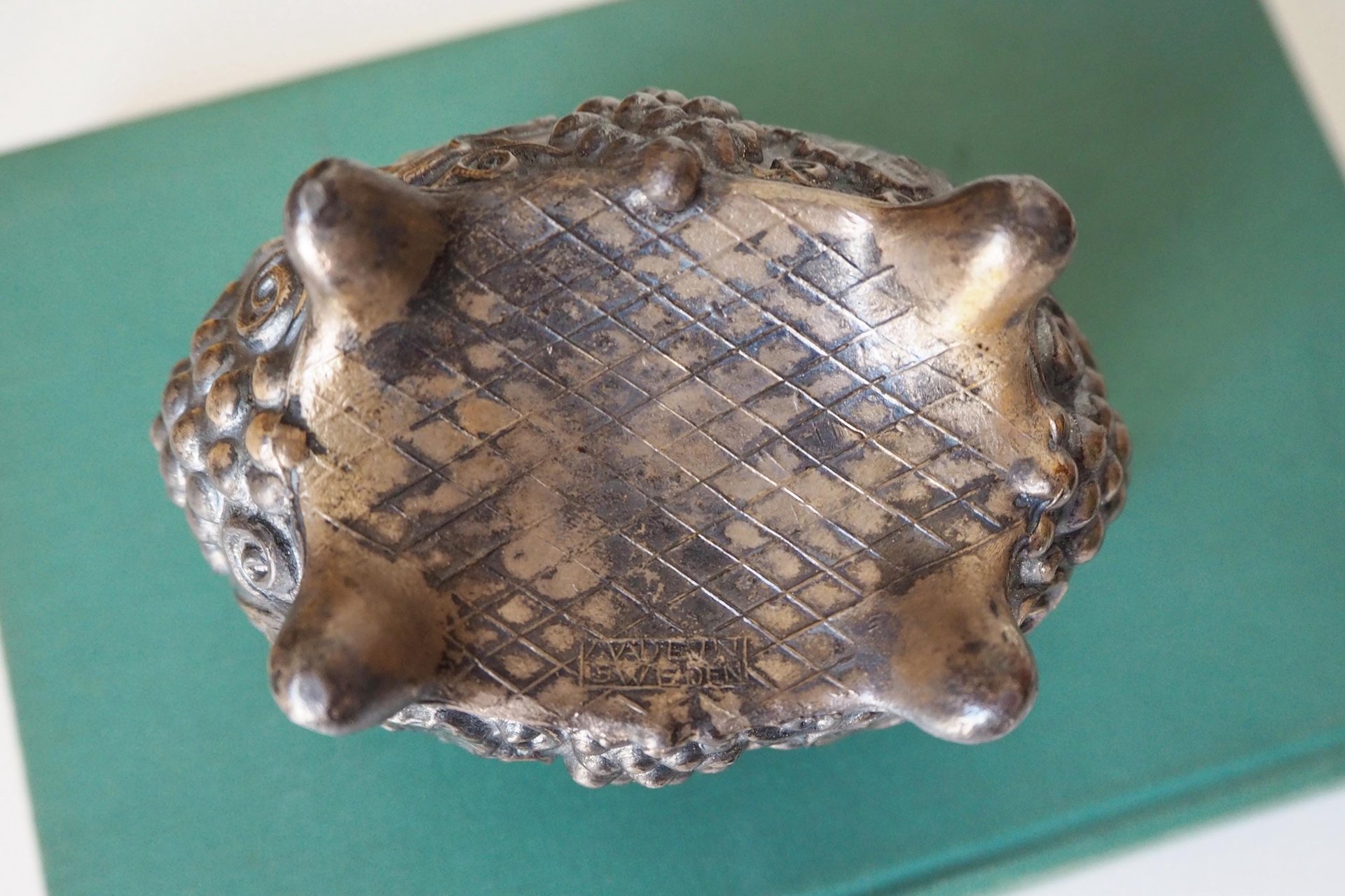 Vintage silver plated jewelry box | Made in Sweden | Vintage silver plated ring box | Vintage Swedish jewelry box