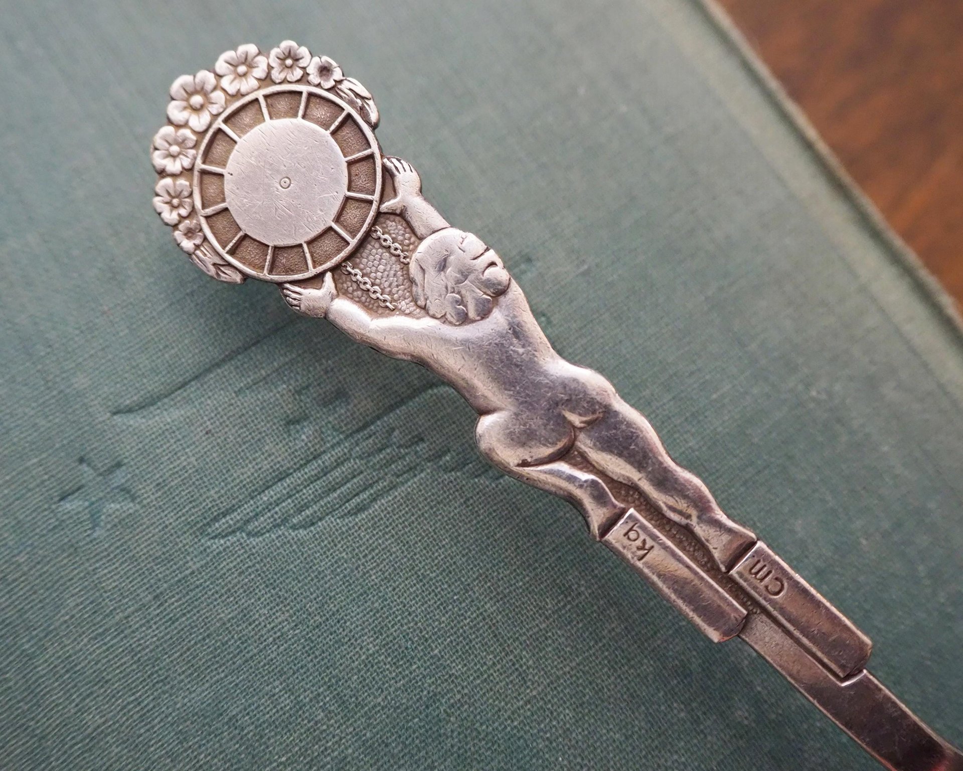 Vintage christening spoon | Vintage alpacca silver baby spoon | Christening spoon | Vintage baby spoon | Vintage Christening gifts