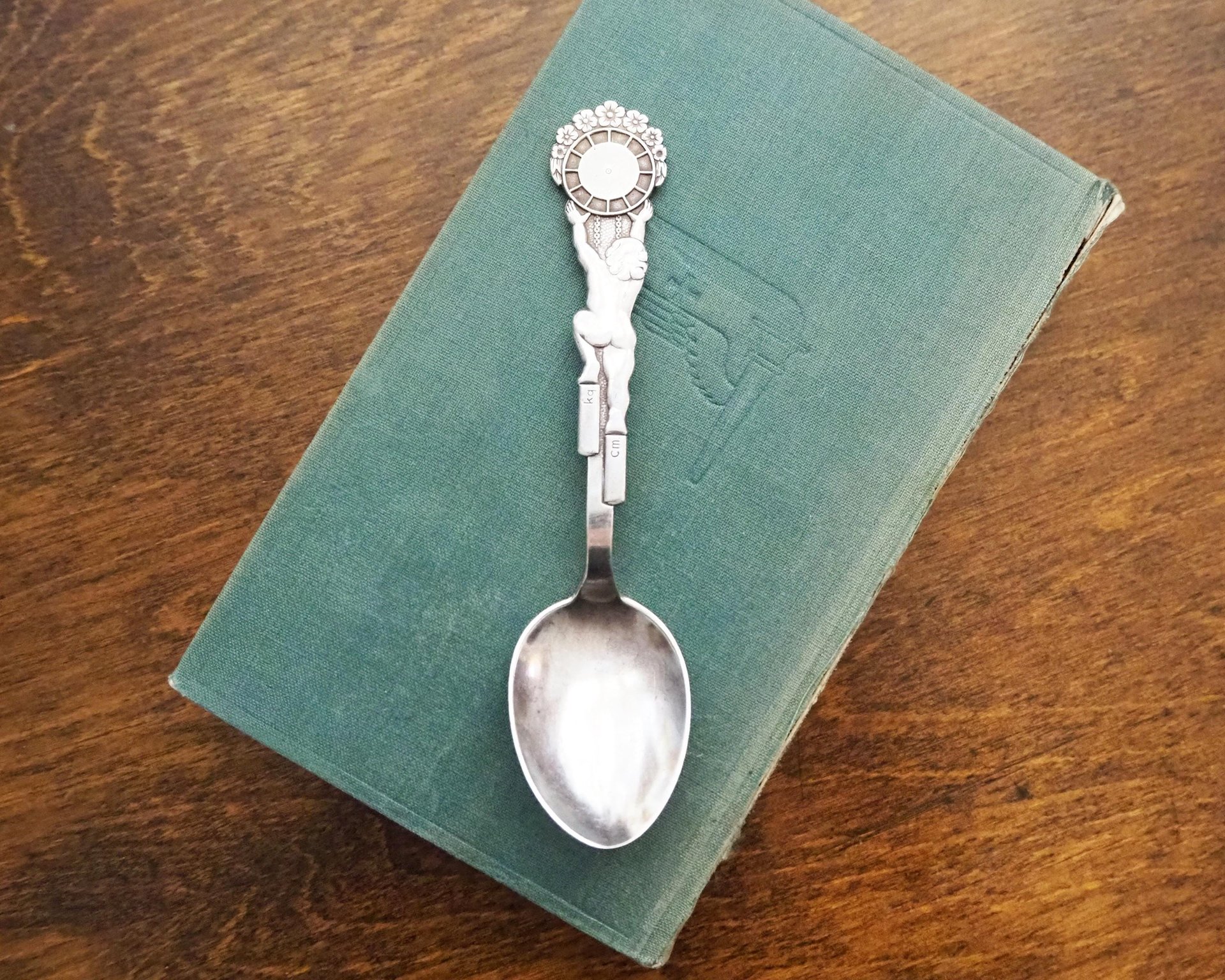 Vintage christening spoon | Vintage alpacca silver baby spoon | Christening spoon | Vintage baby spoon | Vintage Christening gifts