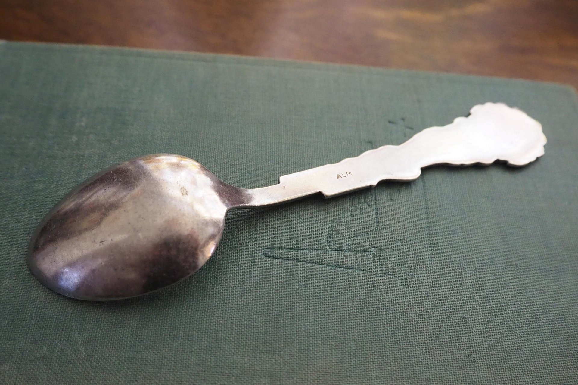 Vintage christening spoon | Vintage alpacca silver baby spoon | Christening spoon | Vintage baby spoon | Vintage Christening gifts