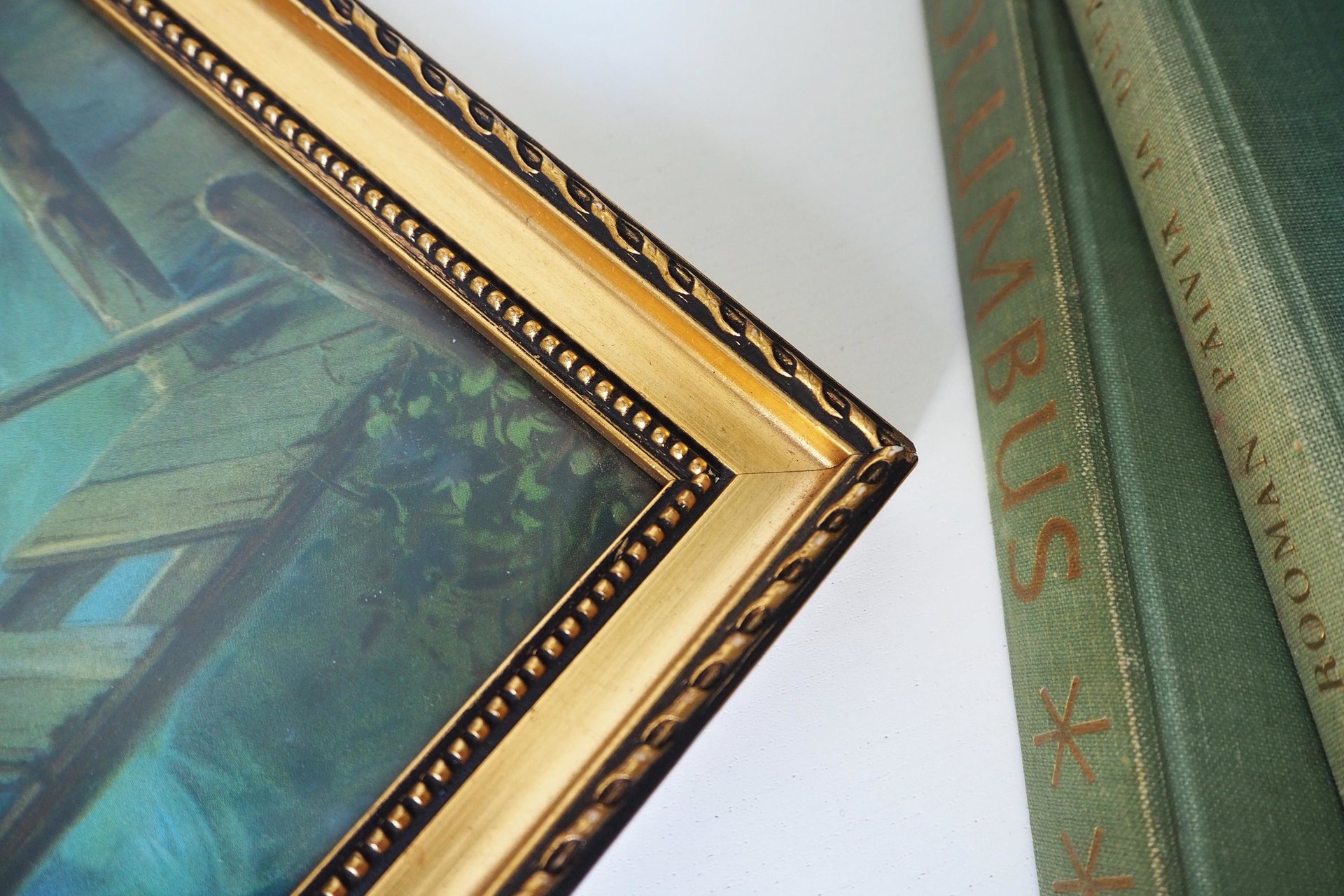 Vintage wall art | Guardian angel wall art | Framed vintage print | Religious vintage print | Framed vintage Guardian Angel print