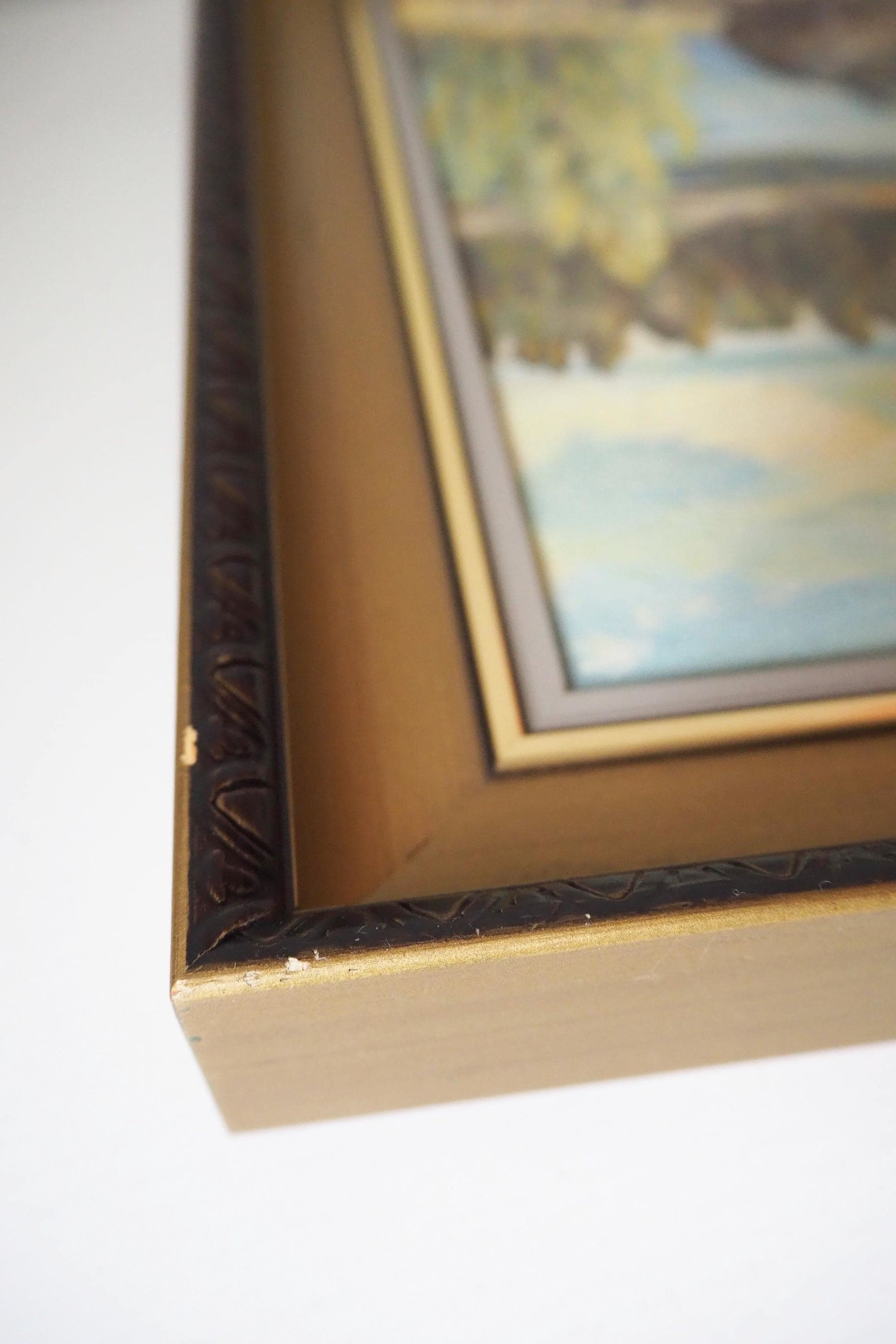 Vintage painting | Vintage landscape oil painting | Finnish scenery wall art | Framed vintage art | Framed wall art | Vintage wall art