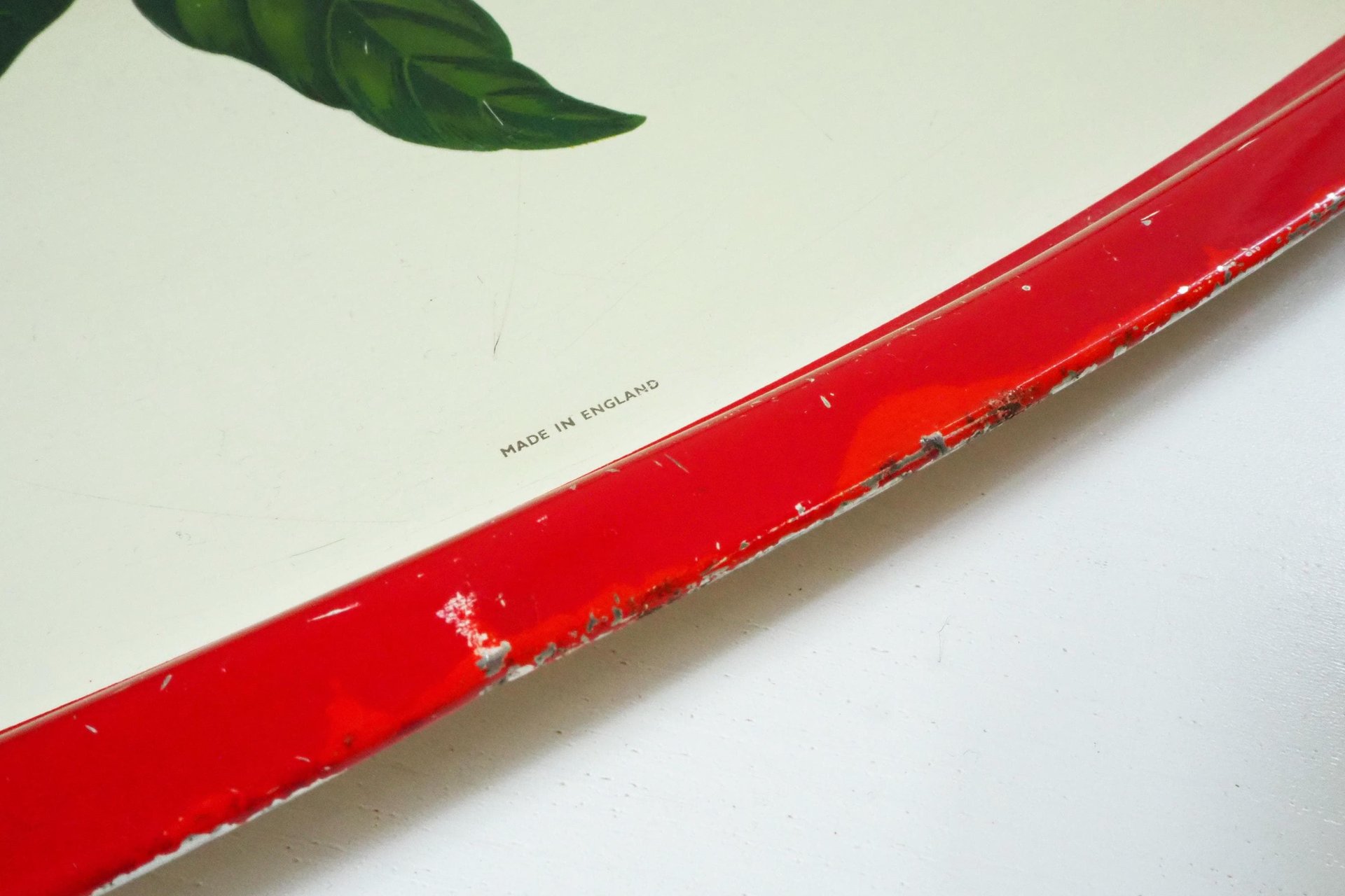 Vintage floral serving tray | Large vintage tray | Retro tray | Floral metal tray | Made in England | Floral serving tray